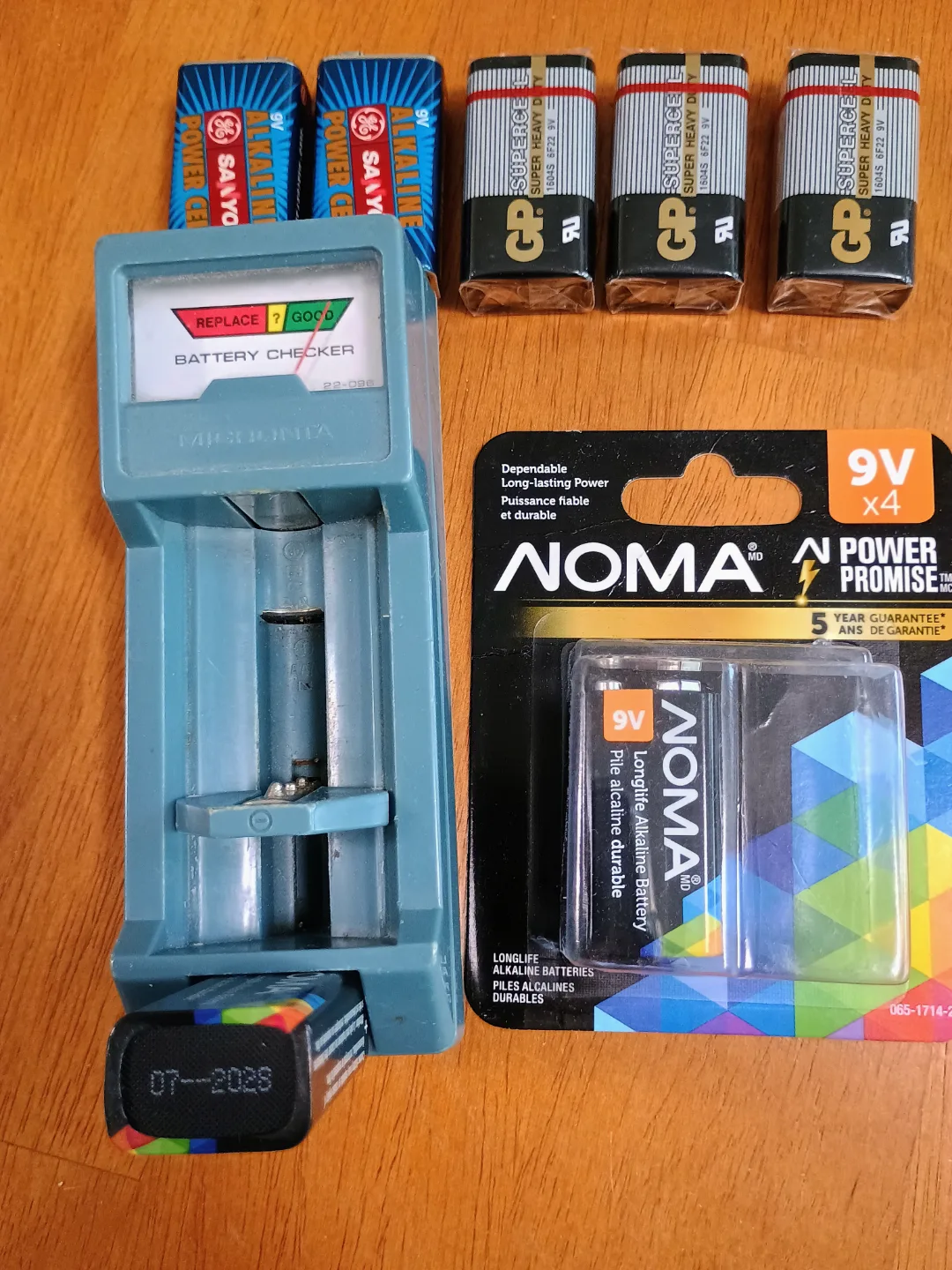 🏒👉⚡7x 9V Batteries image indicator(3)