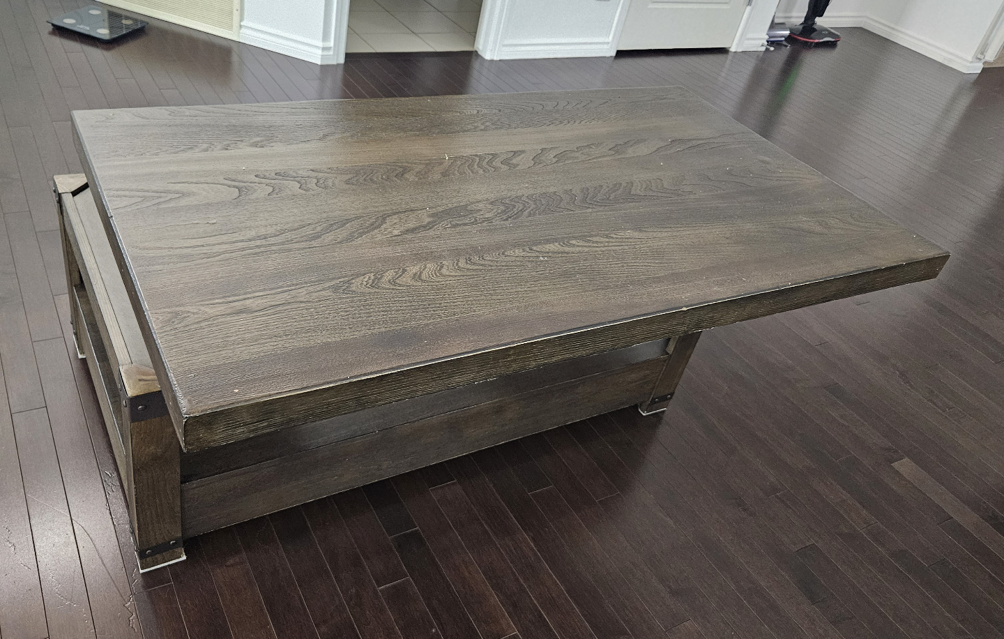 Dark Wood Coffee Table with lift top - photo 3