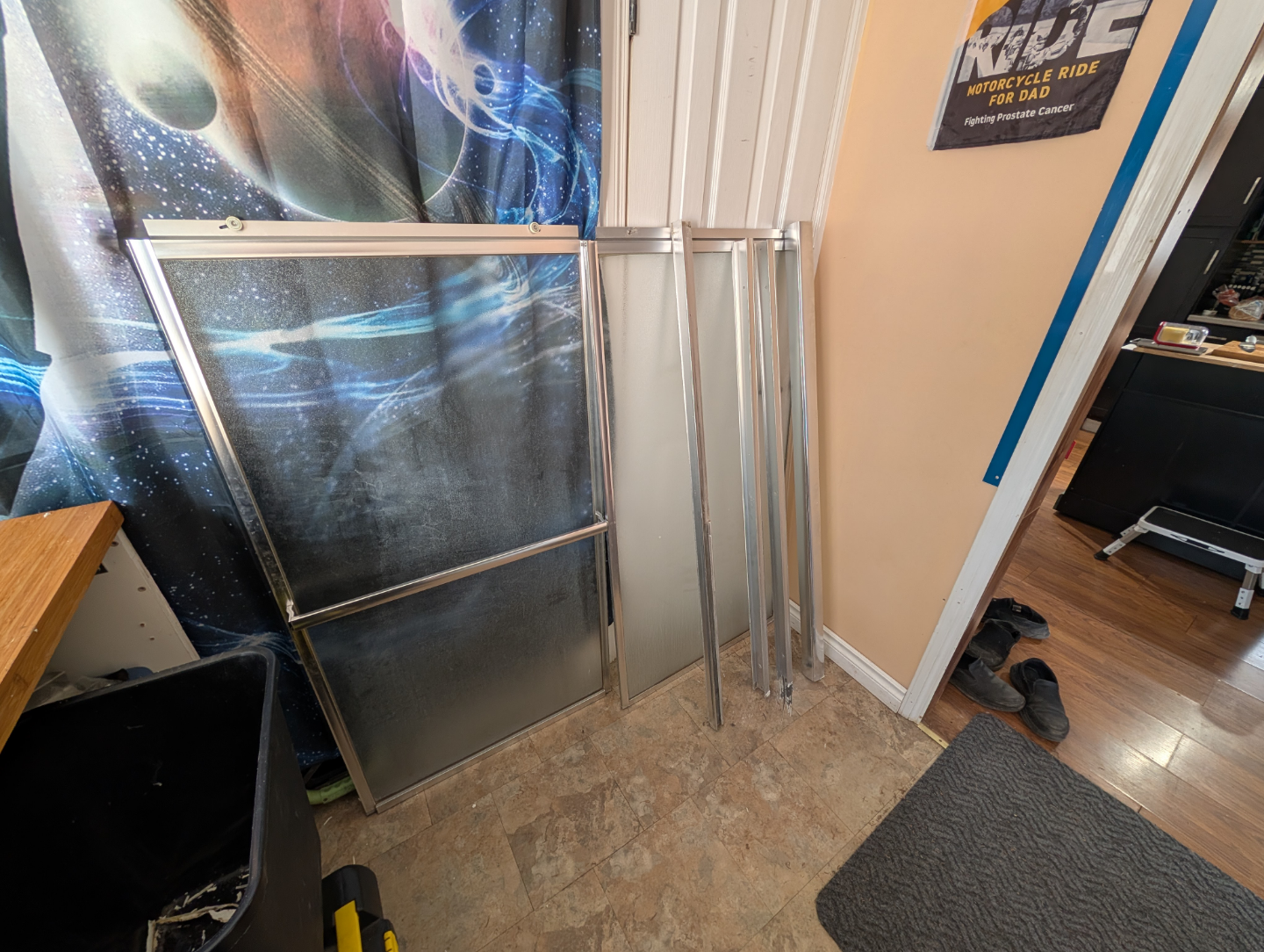 Shower Door Set - Sliding Glass Shower Enclosure