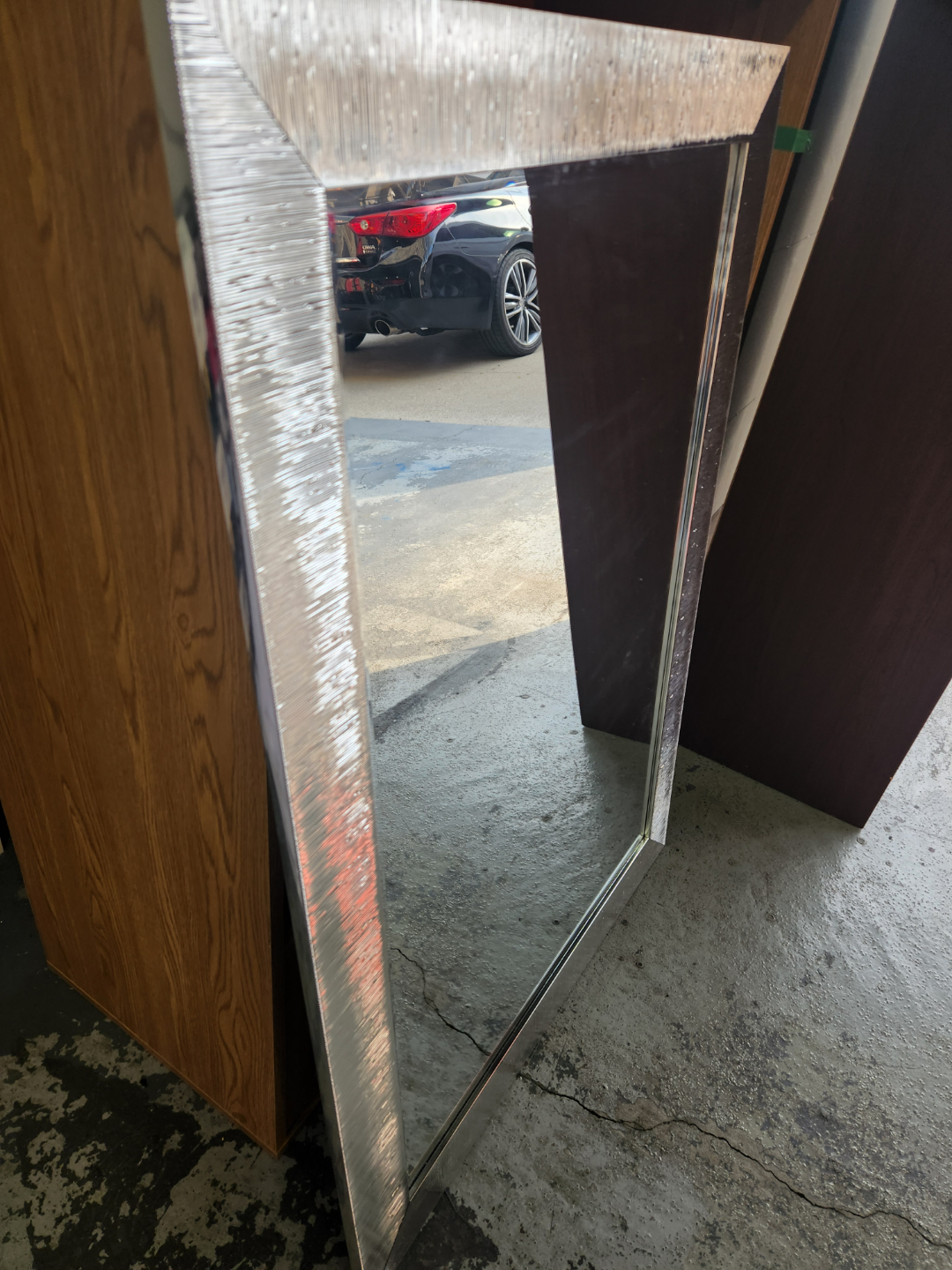 Silver Framed Mirror - photo 3