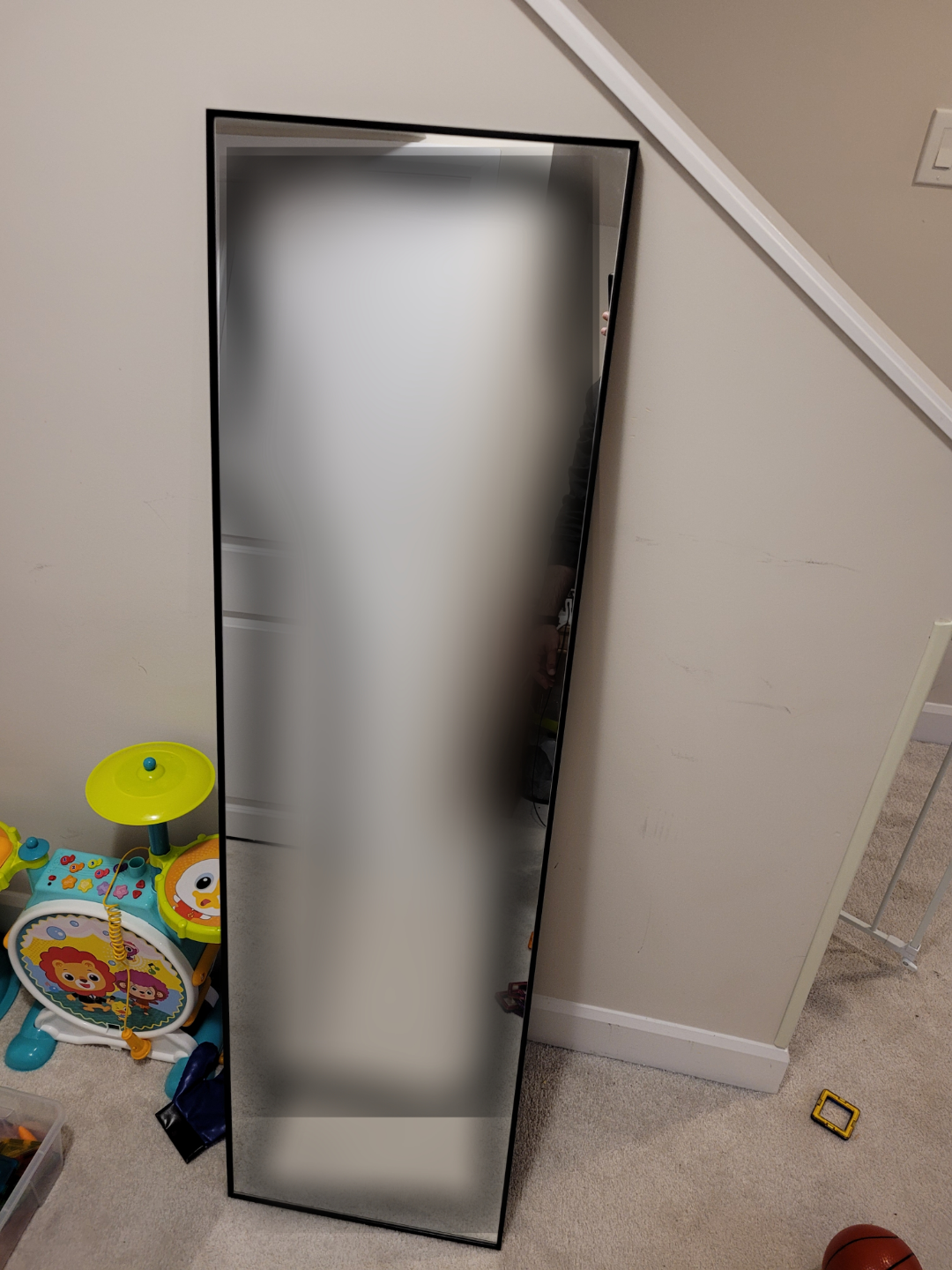 Full Length Mirror with Black Frame - photo 2