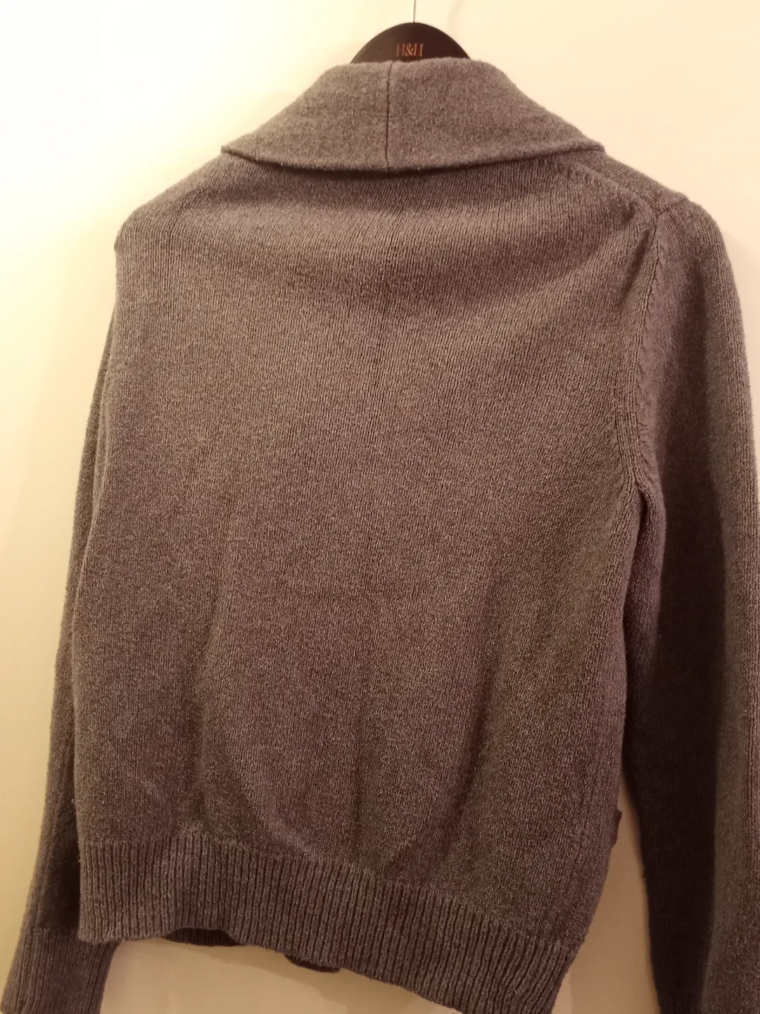 Club Monaco Men's Grey Cardigan Sweater image indicator(2)