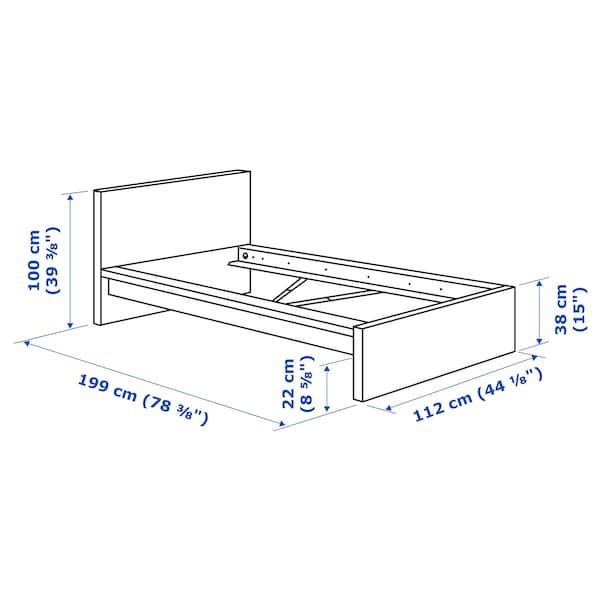 IKEA MALM Twin Bed Frame