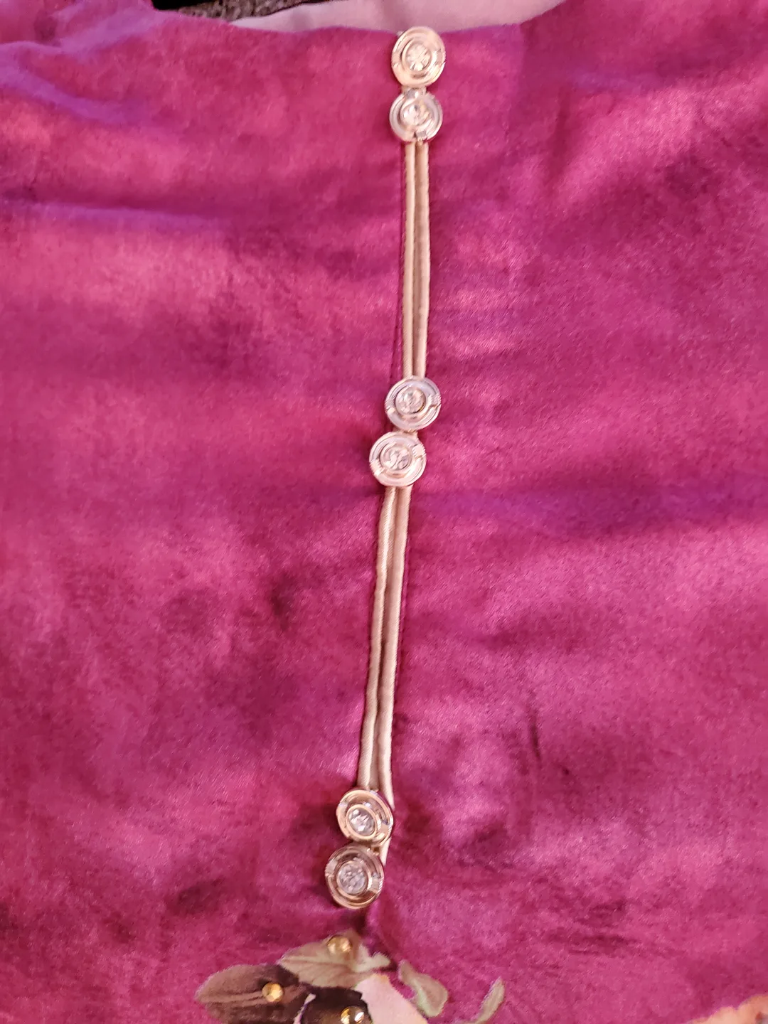 Women's Purple Floral Kurti/Shalwar Kameez image indicator(4)