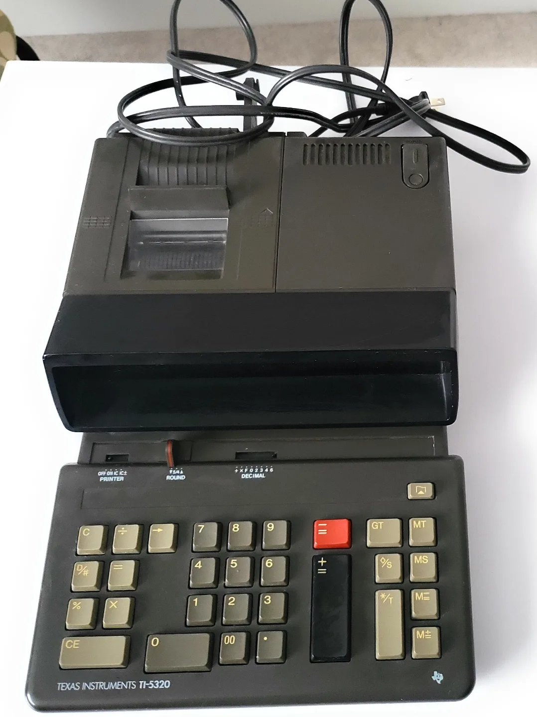 Vintage Texas Instruments TI-5320 Printing Calculator thumbnail