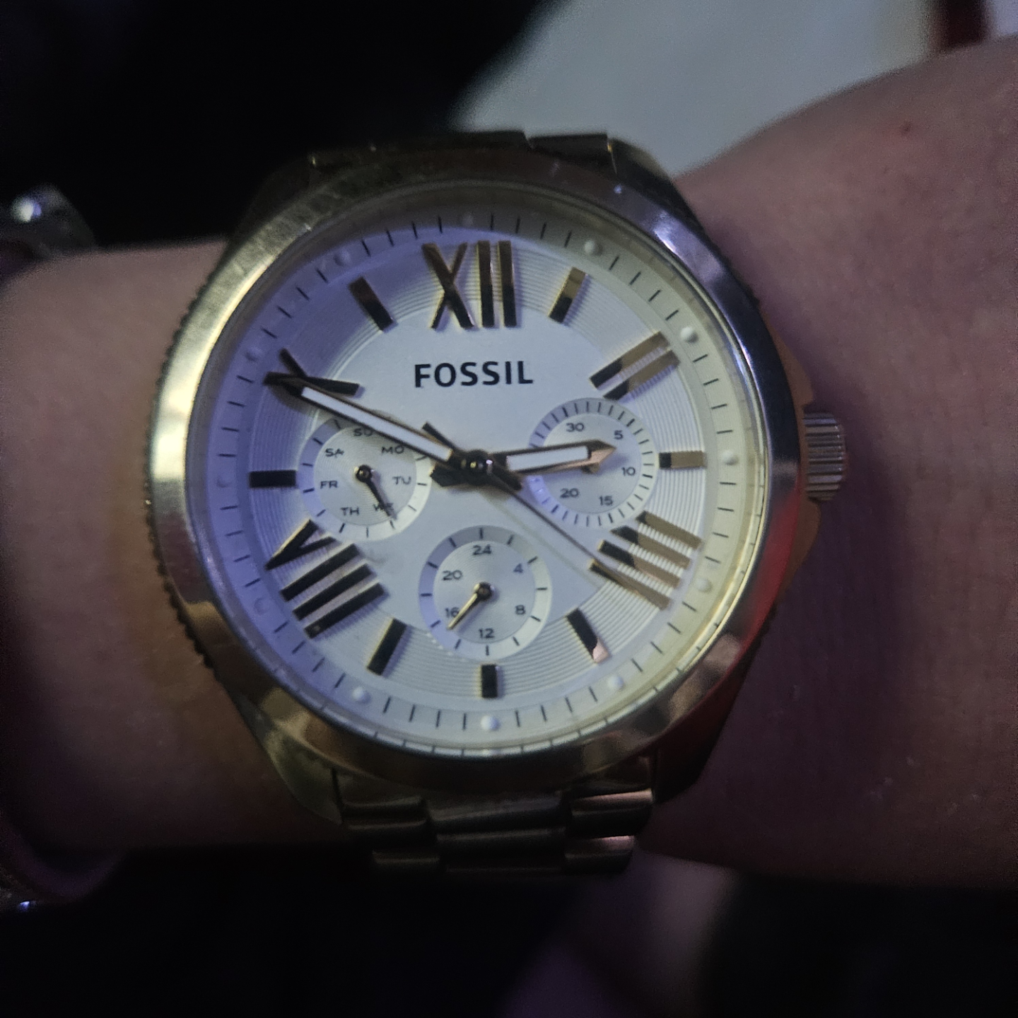 Fossil Men's Gold Tone Watch