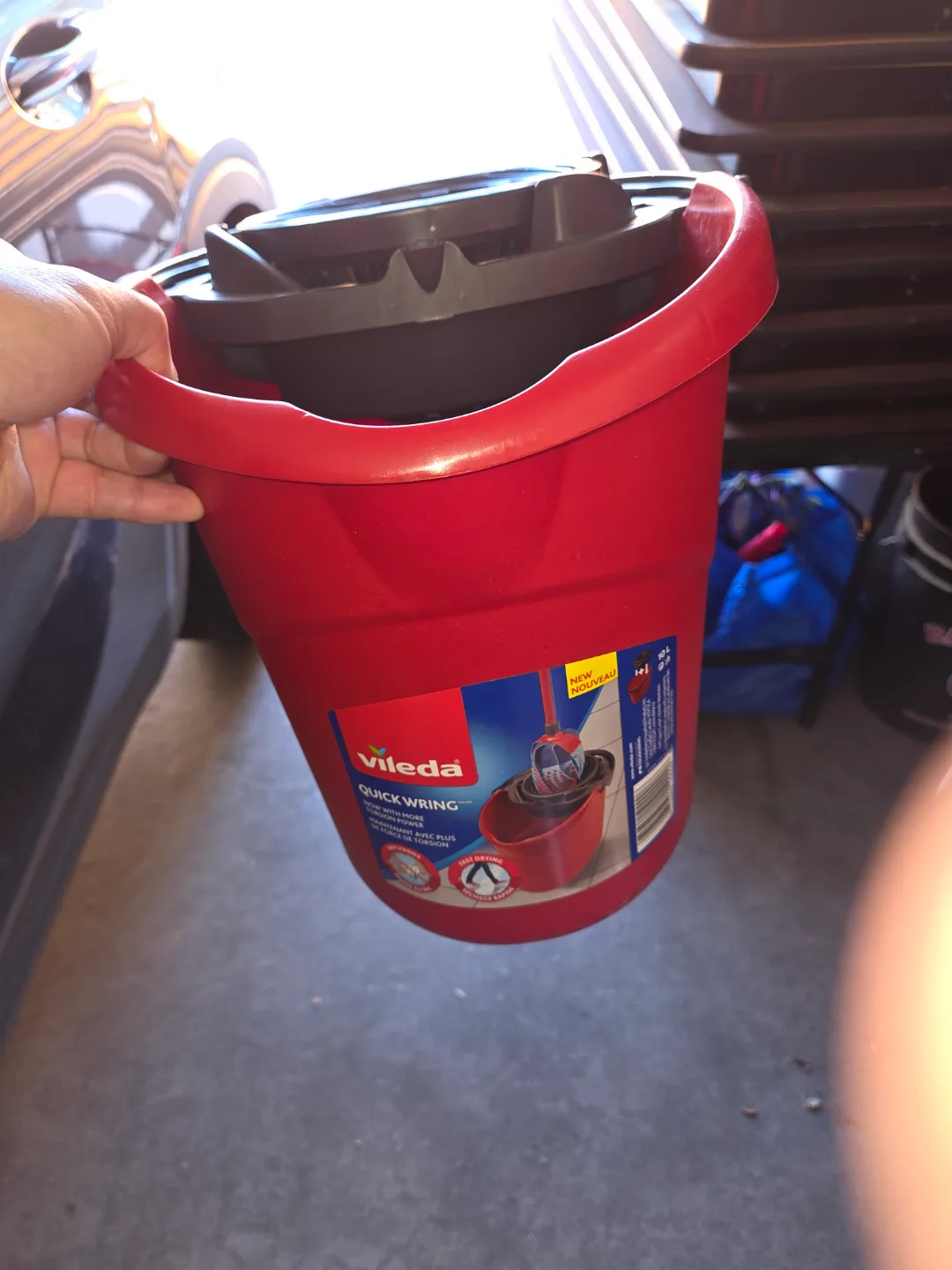 Vileda Quick Wring Spin Mop Bucket thumbnail