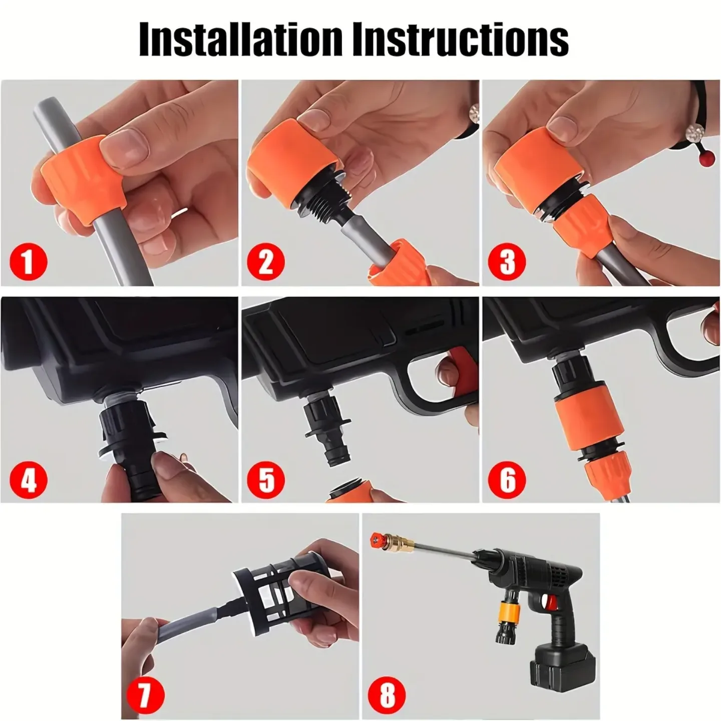 Cordless 3-in-1 Portable Power Washer image indicator(5)