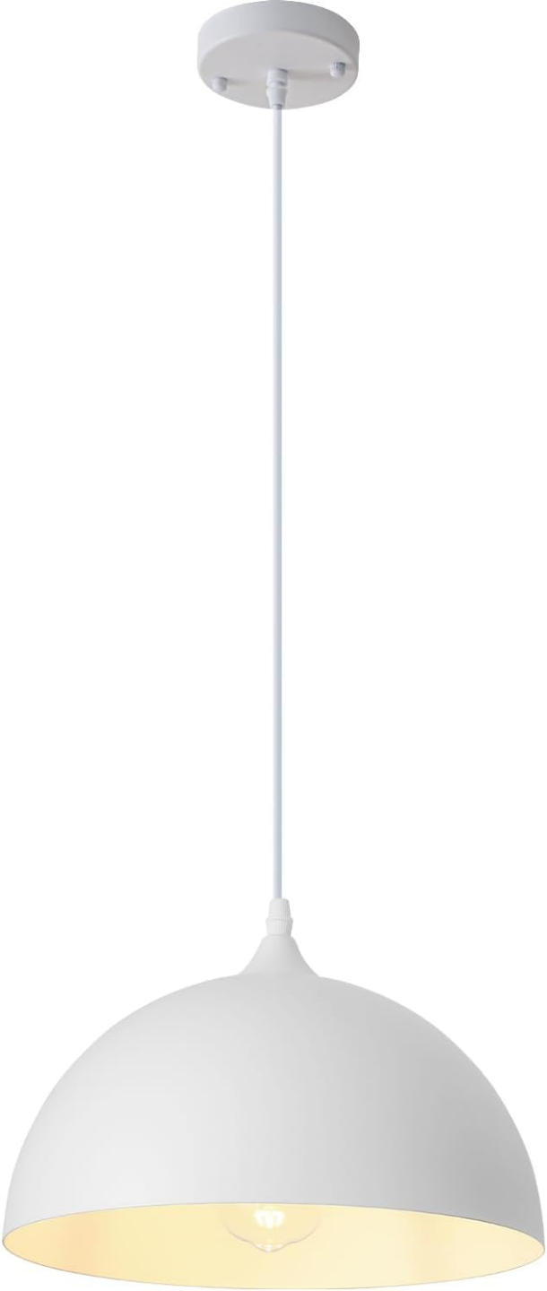 White Pendant Lights 11.8 inch (Brand New) - photo 5