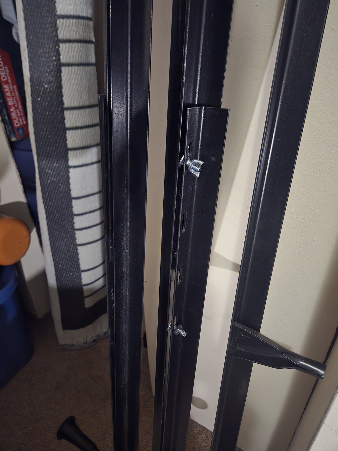 Black Metal Bed Frame - Twin, Full & Queen adjustable