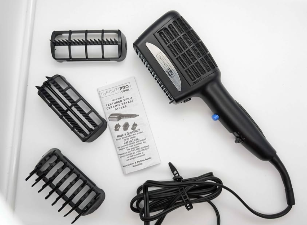 Conair Infinitipro 1875 Watt 3-in-1 Ceramic Dryer and Styler - photo 4
