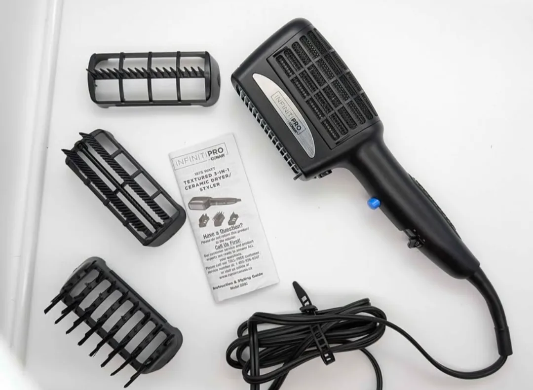 Conair Infinitipro 1875 Watt 3-in-1 Ceramic Dryer and Styler image indicator(4)