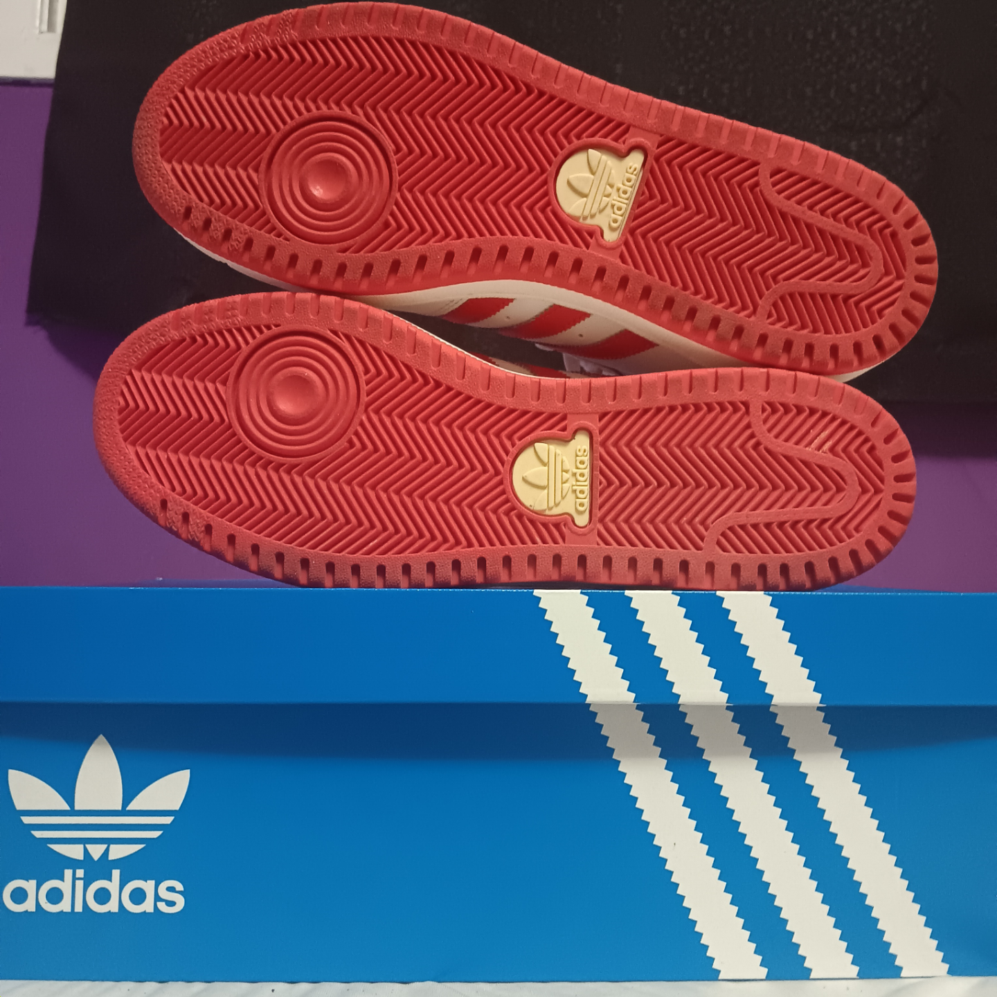 Adidas Top Ten Hi Sneakers - White and Red - photo 5