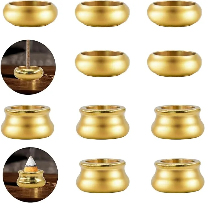 Brass Incense Burner Holders - Set of 12 #freecycle image indicator(2)