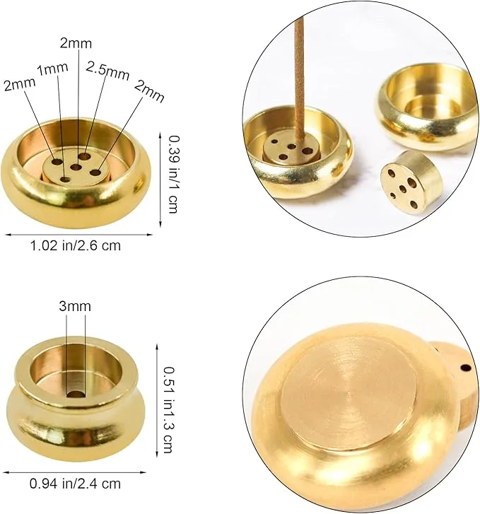 Brass Incense Burner Holders - Set of 12 #freecycle image indicator(3)