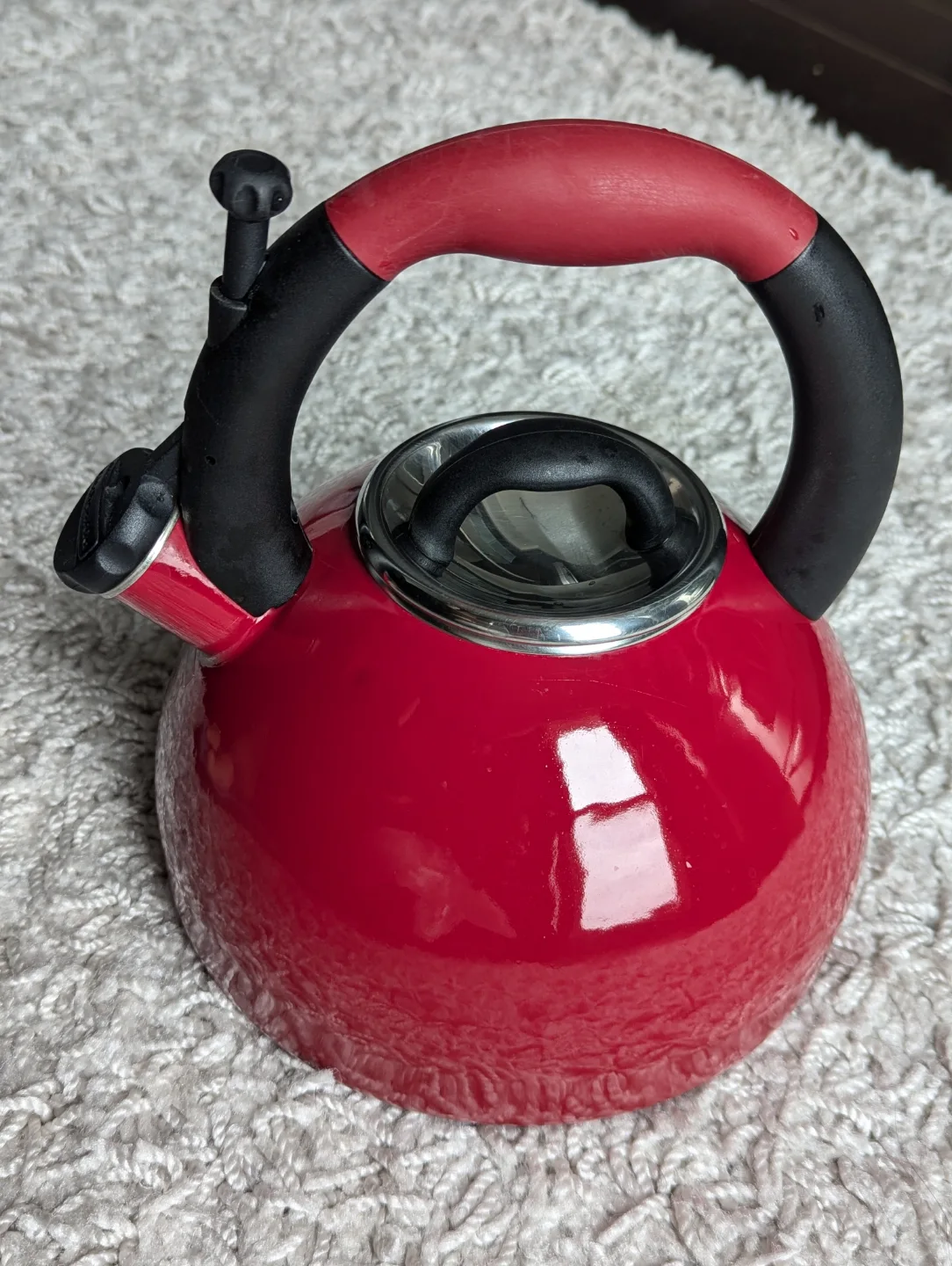 Kitchenaid Red Enamel Stovetop Kettle 2.13 L thumbnail