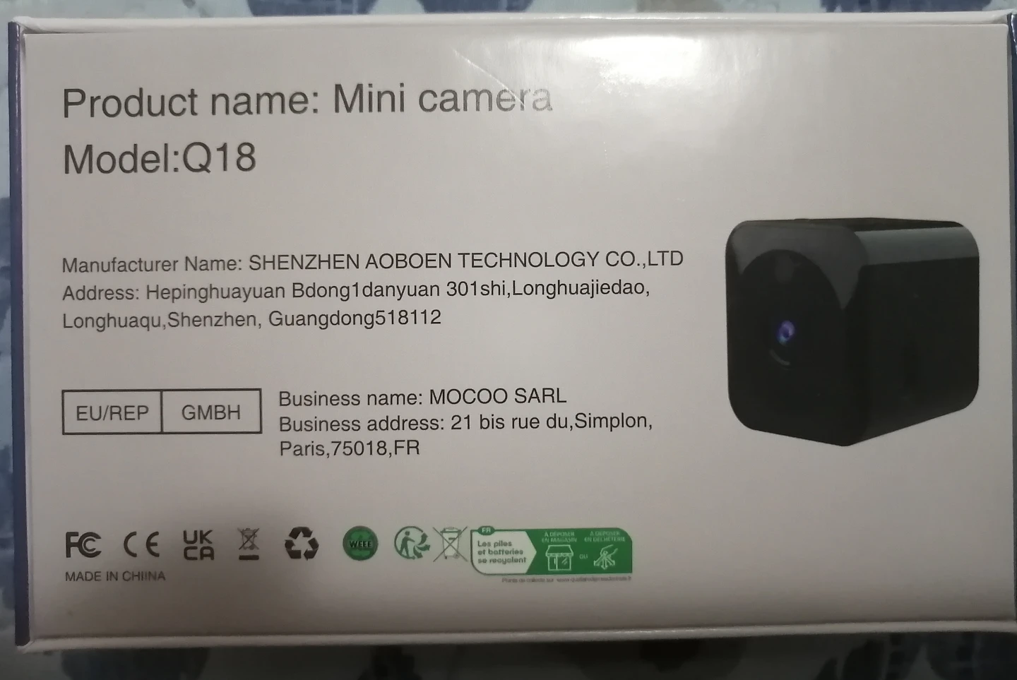 Mini Spy Camera Q18 Pro - WiFi Enabled - photo 4