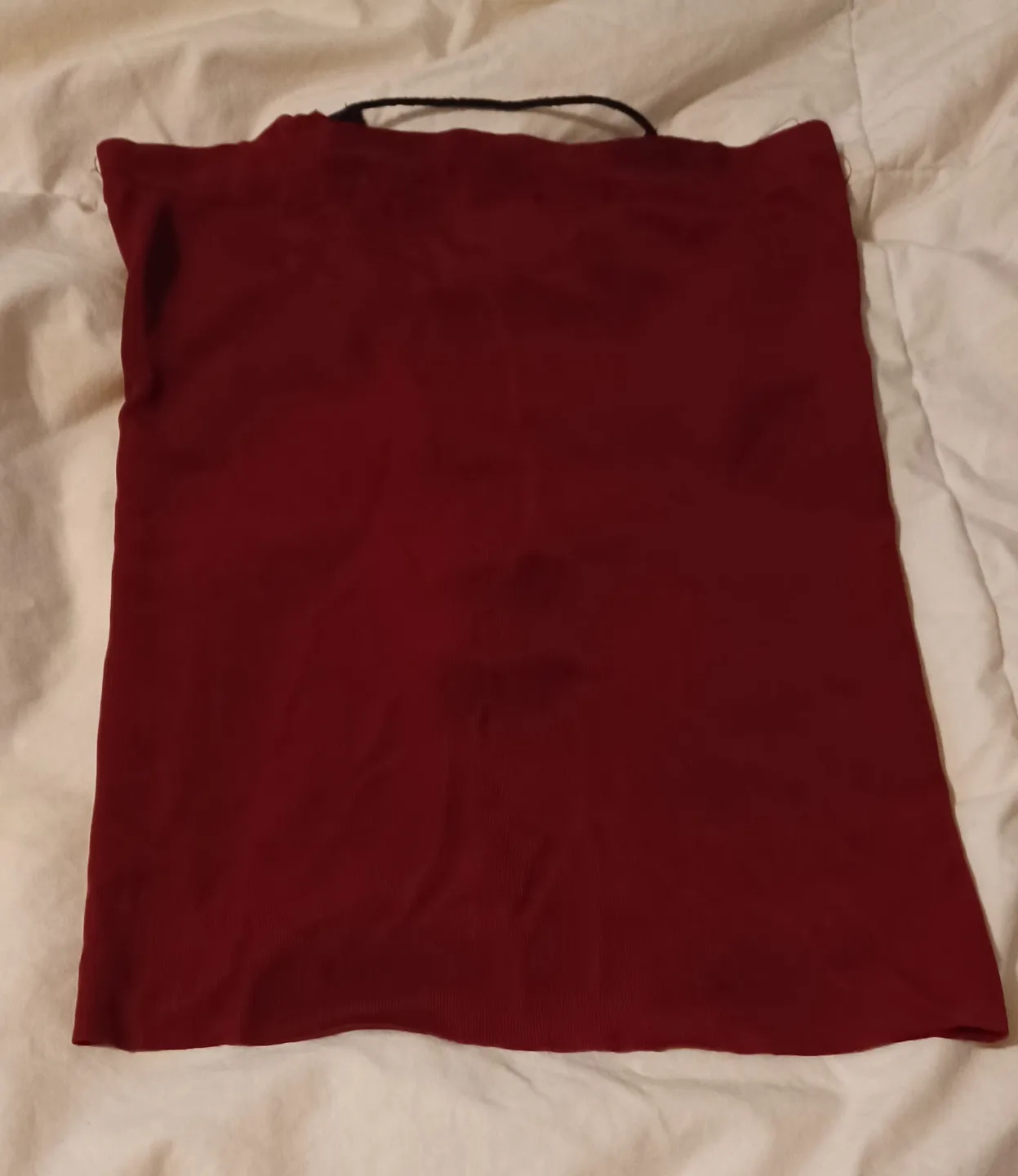 Burgundy Lace-Up Convertable Tube Top image indicator(2)