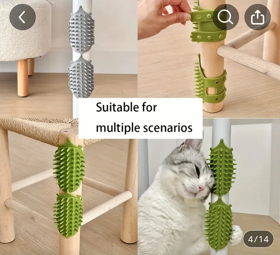 Two Pack Pet Self Groomer Brush image indicator(4)