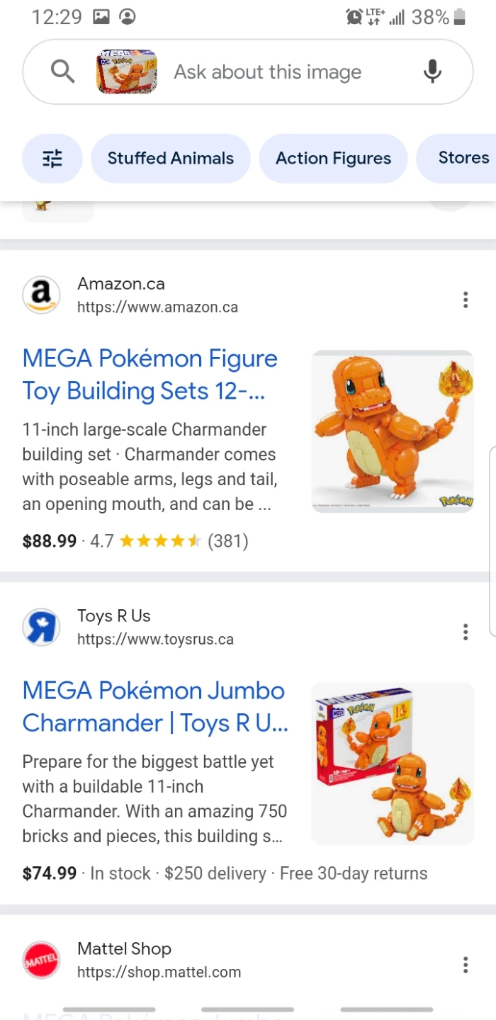 Mega Pokémon Jumbo Charmander Building Set - photo 2