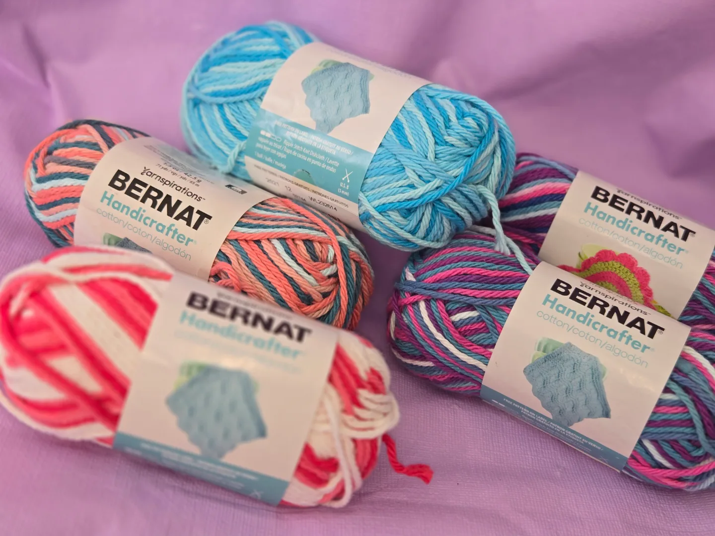 5 Bernat Handicrafter Yarns Bundle image indicator(2)