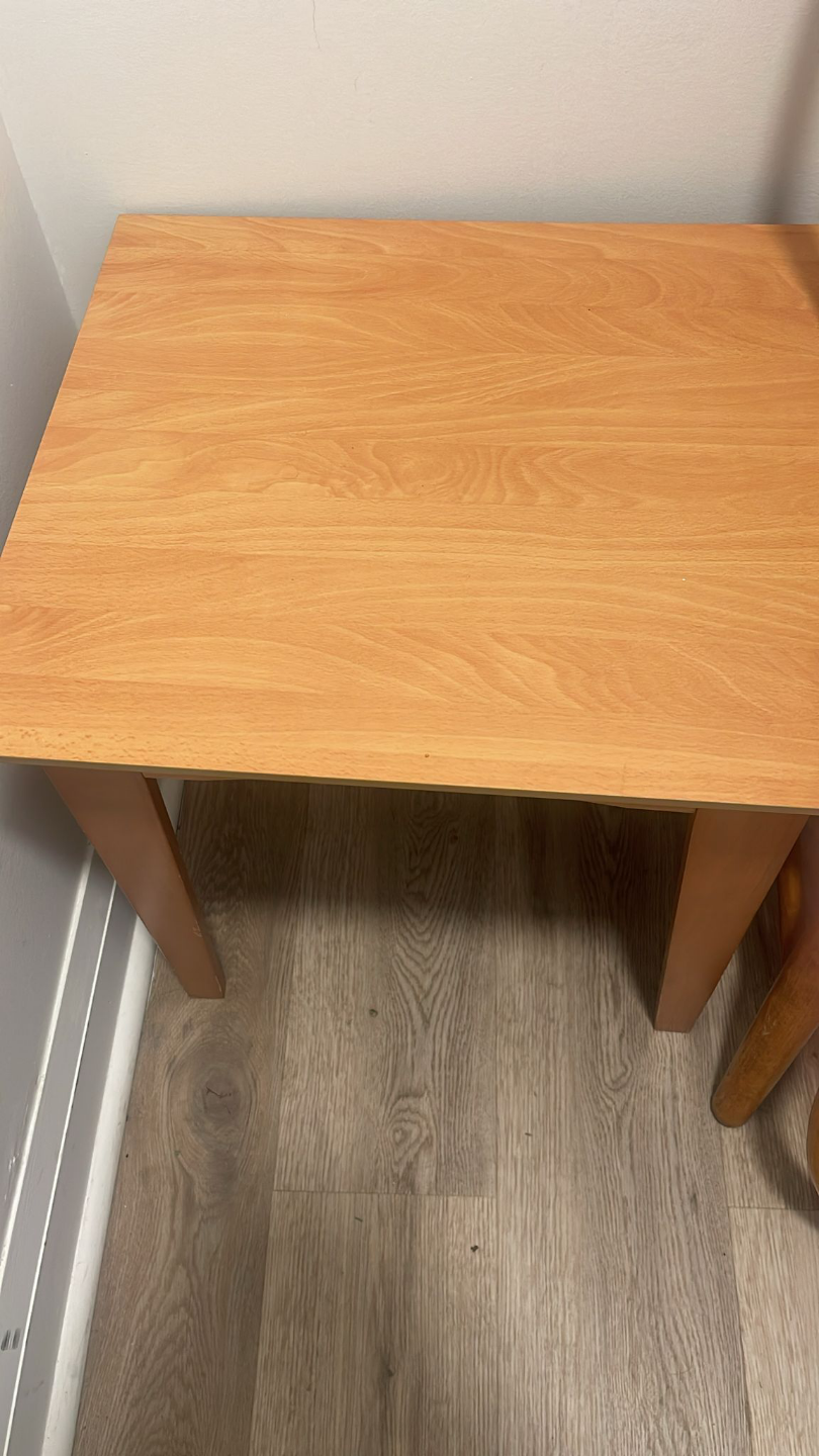 Set of 3 Nested Tables - Light Wood - photo 5