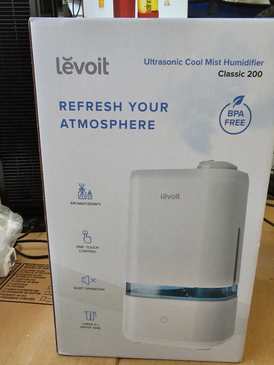 Lévoit Classic 200 Ultrasonic Cool Mist Humidifier thumbnail