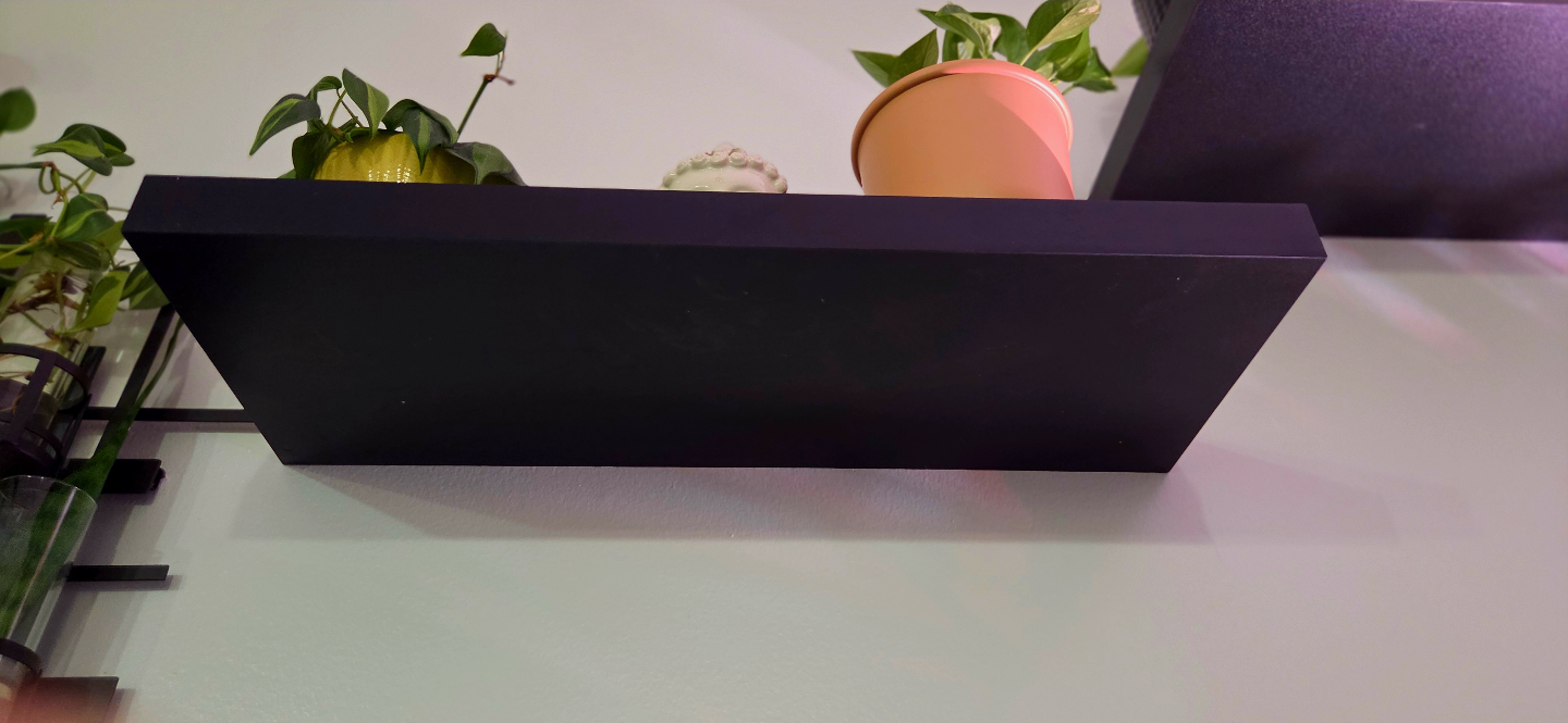 Set of Three Black Floating Shelves - photo 3