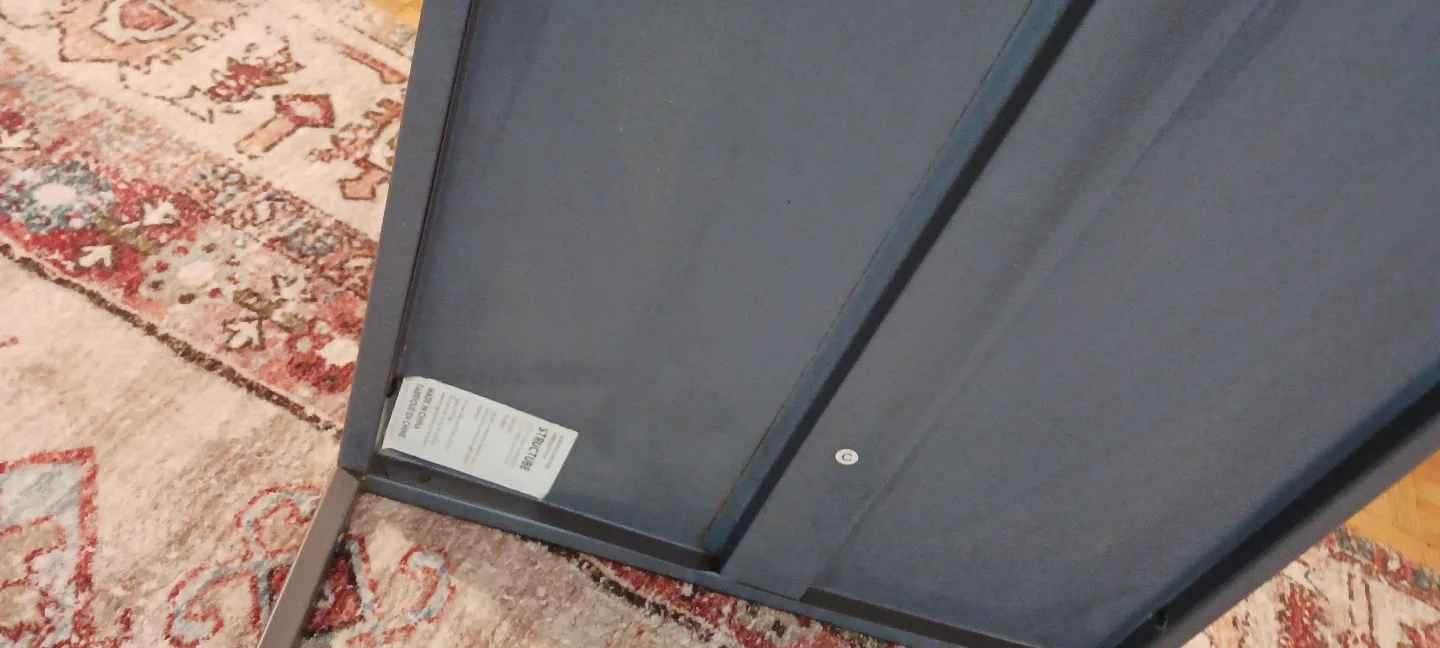 Modern Grey Metal Coffee Table $35 image indicator(5)