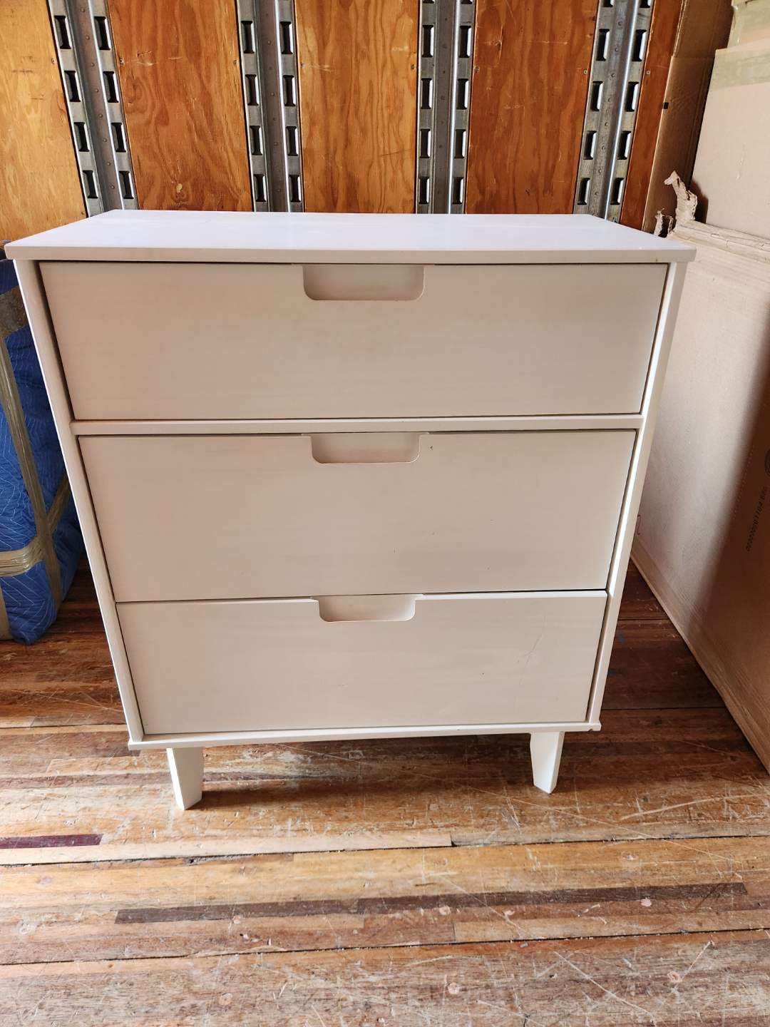 White 3-Drawer Dresser