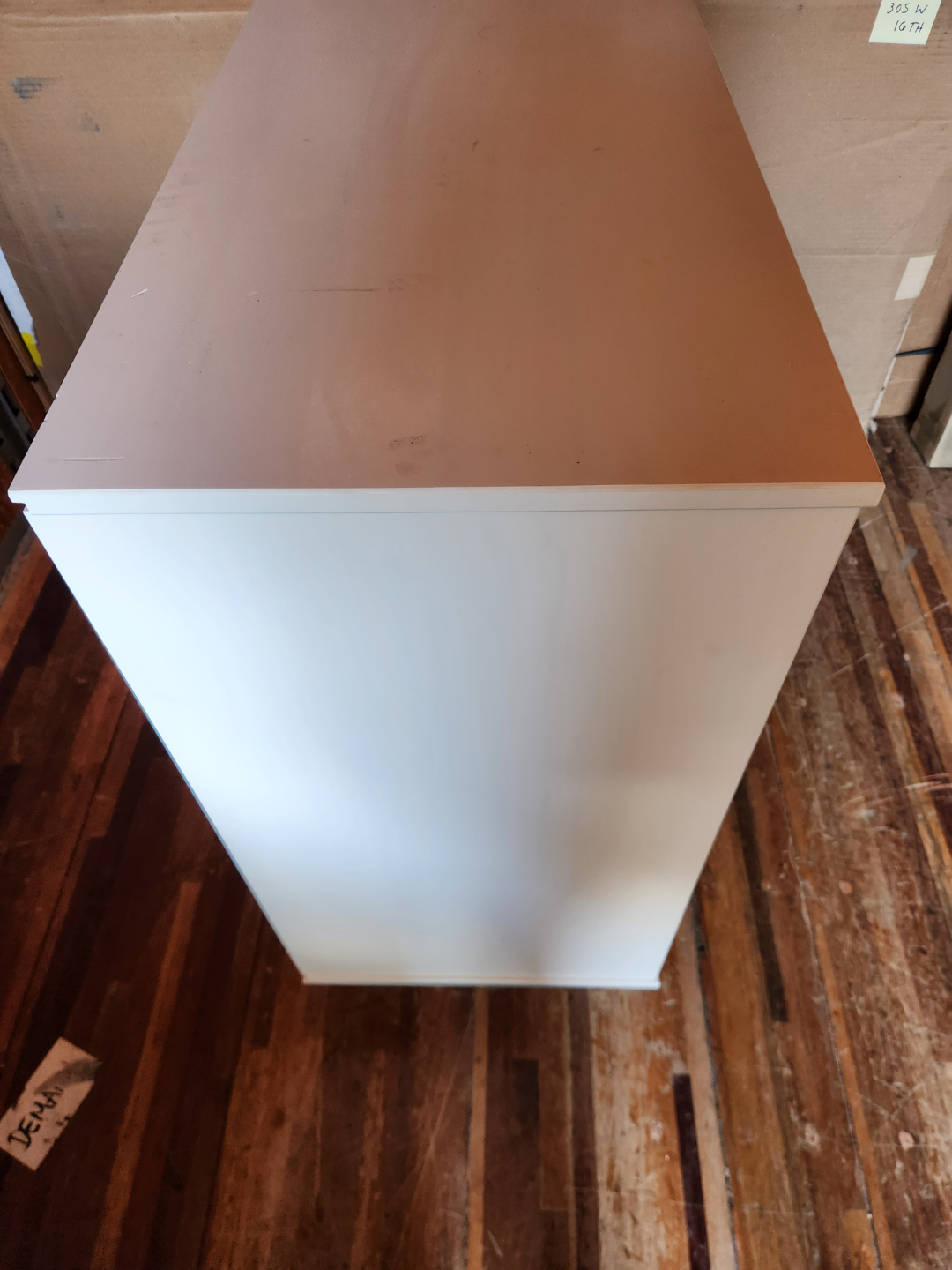 White 3-Drawer Dresser - photo 4