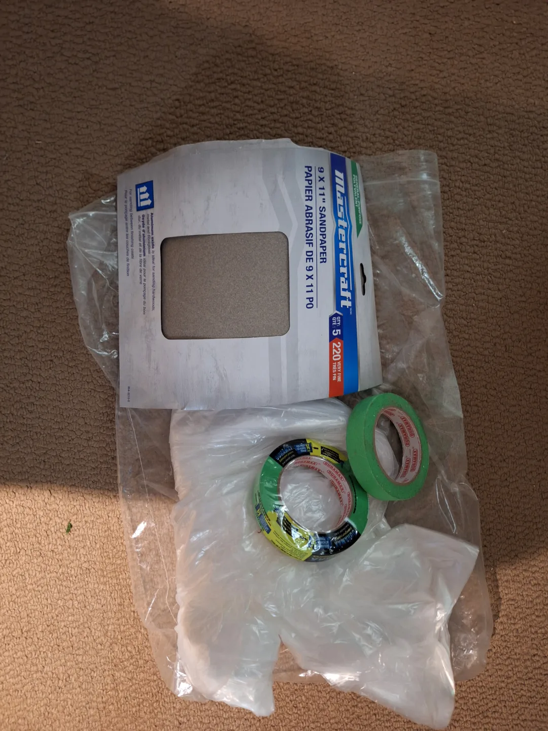 Mastercraft Sandpaper, Tape, and Drop Cloths thumbnail