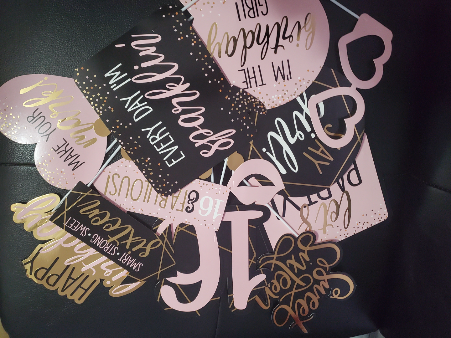 Sweet Sixteen Party Photo Booth Props - photo 4