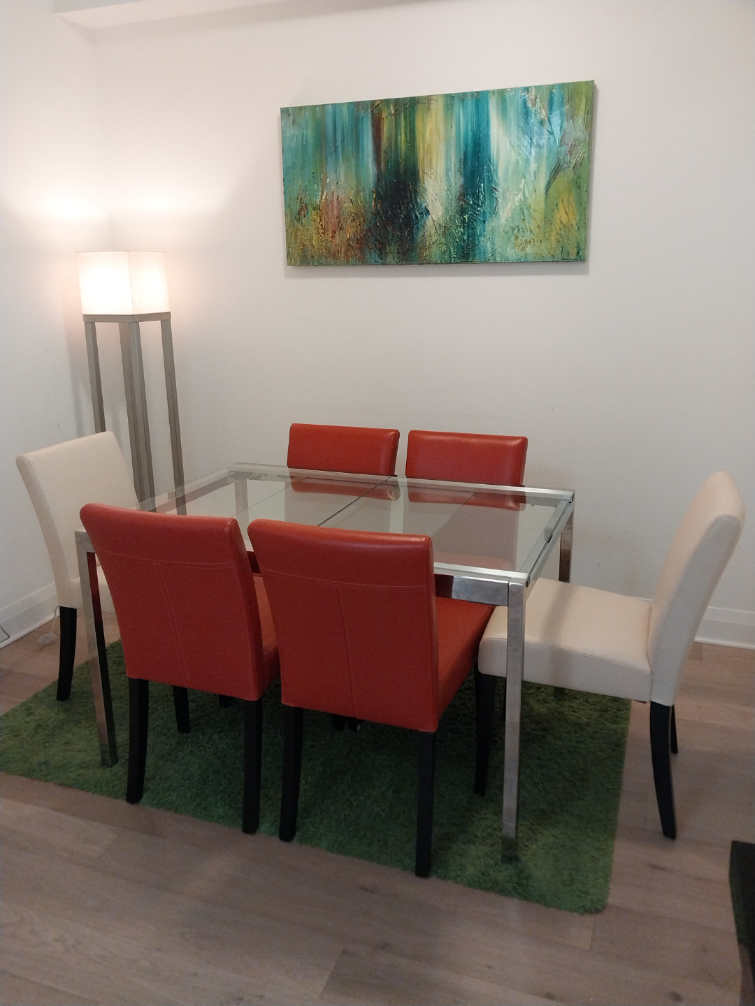 Crate and Barrel leather chairs - photo 4
