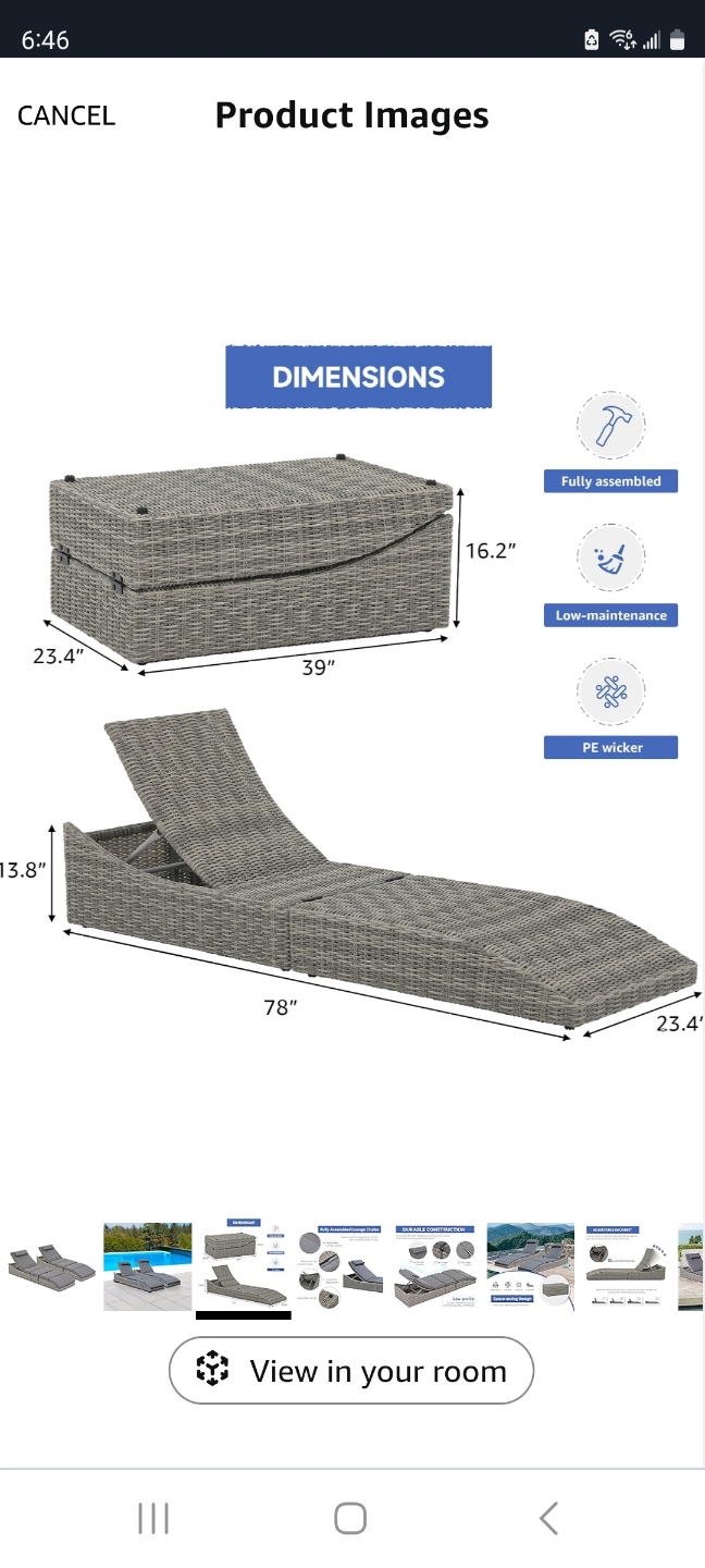 Soleil Jardin Lounge Chaise Lounges - photo 2