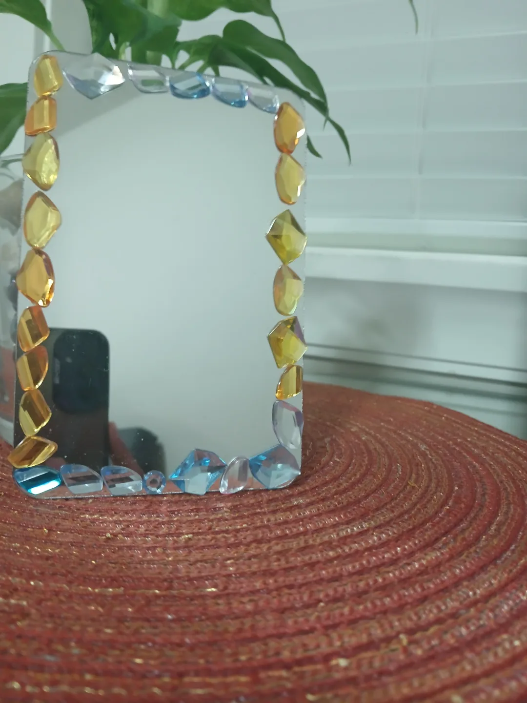Decorative Mirror with Gemstones image indicator(4)