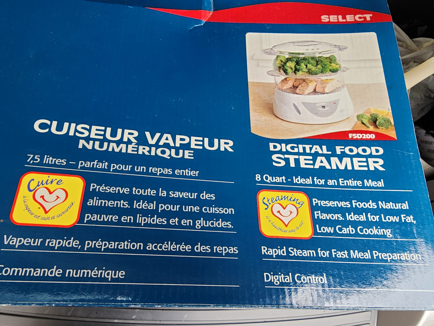 New in Box! Rival 8-Quart Digital Food Steamer / rice cooker - photo 4