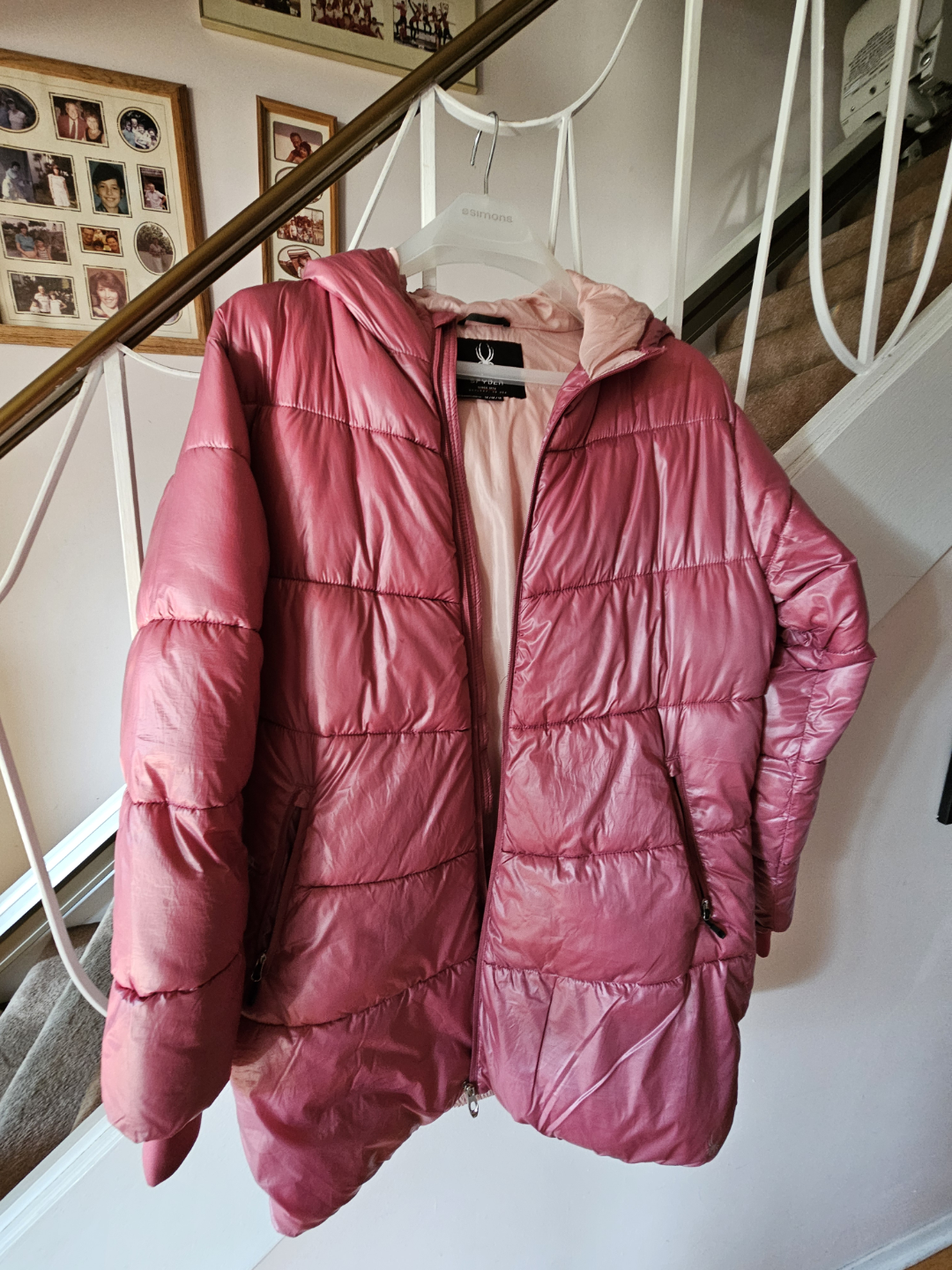 Spyder puffer coat