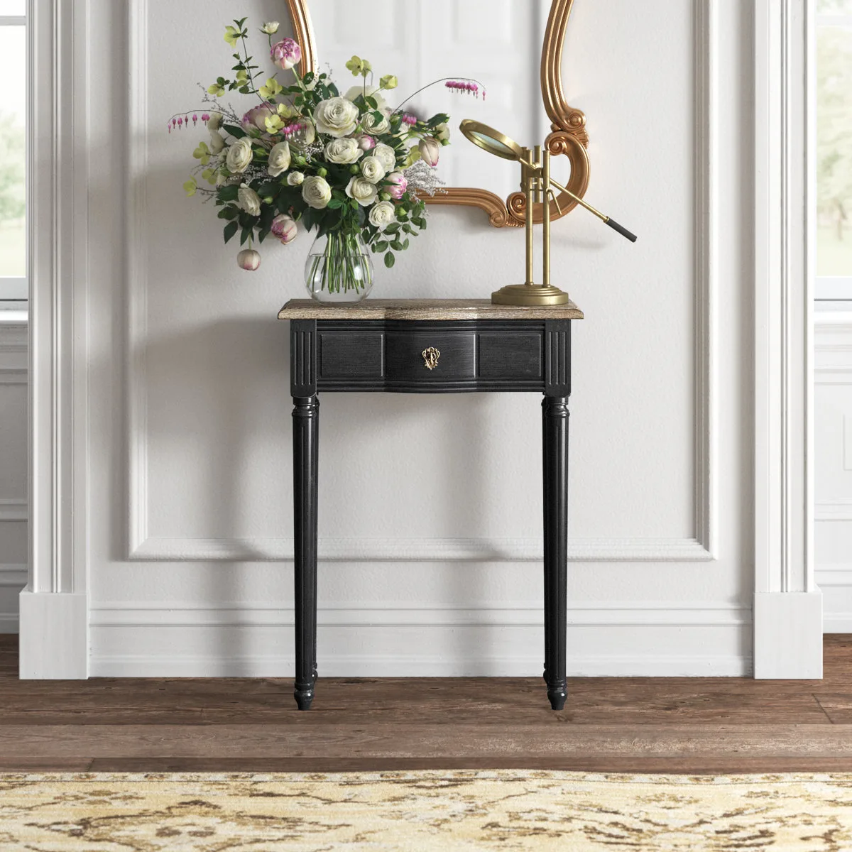 Kelly Clarkson Home Gabi 24" Console Table - Black image indicator(4)