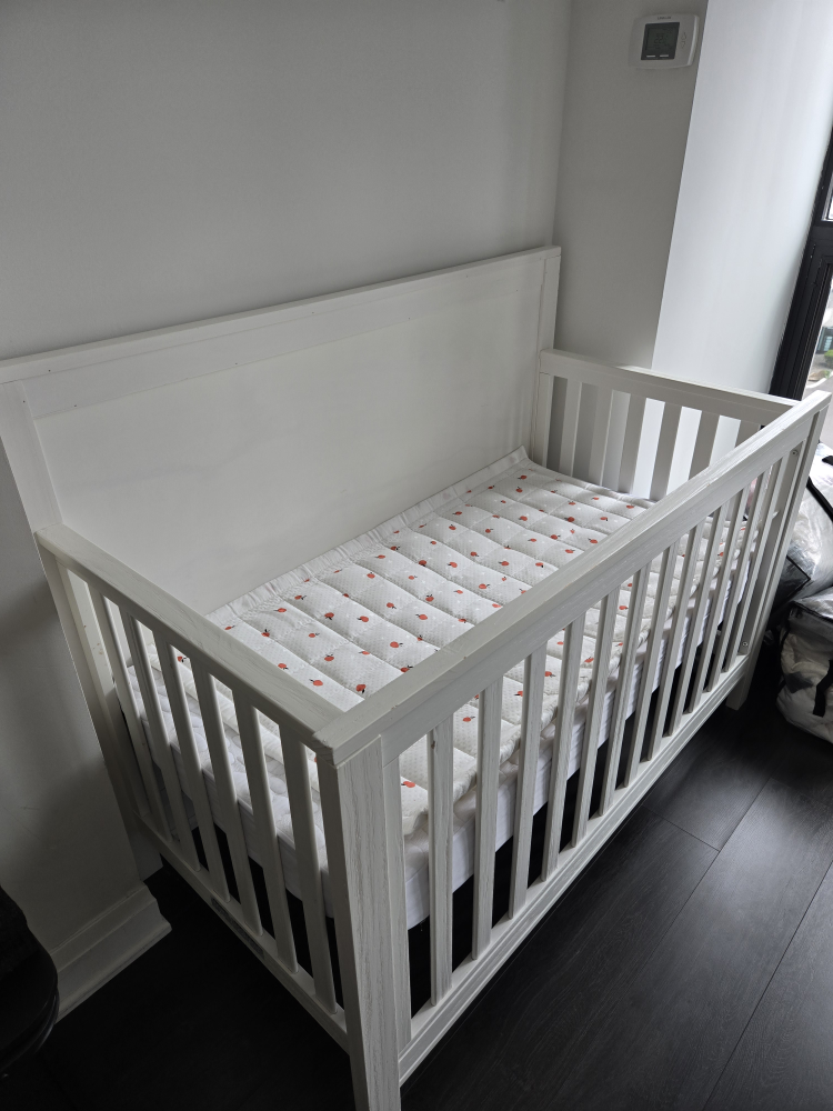 White Baby Crib