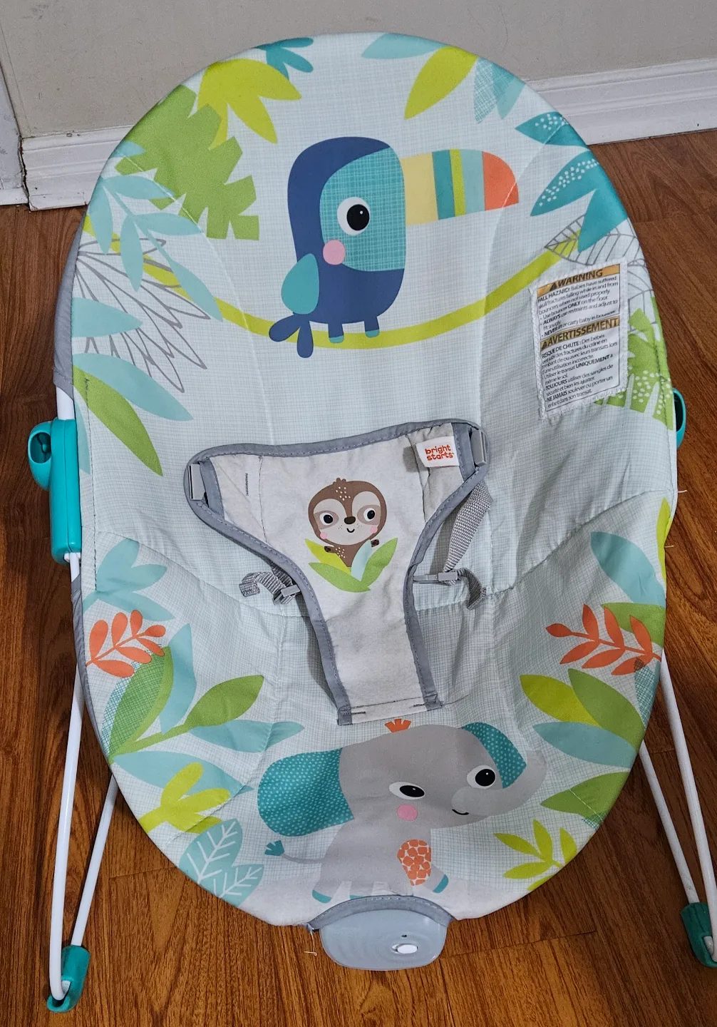 Bright Starts Jungle Friends Infant Bouncer thumbnail