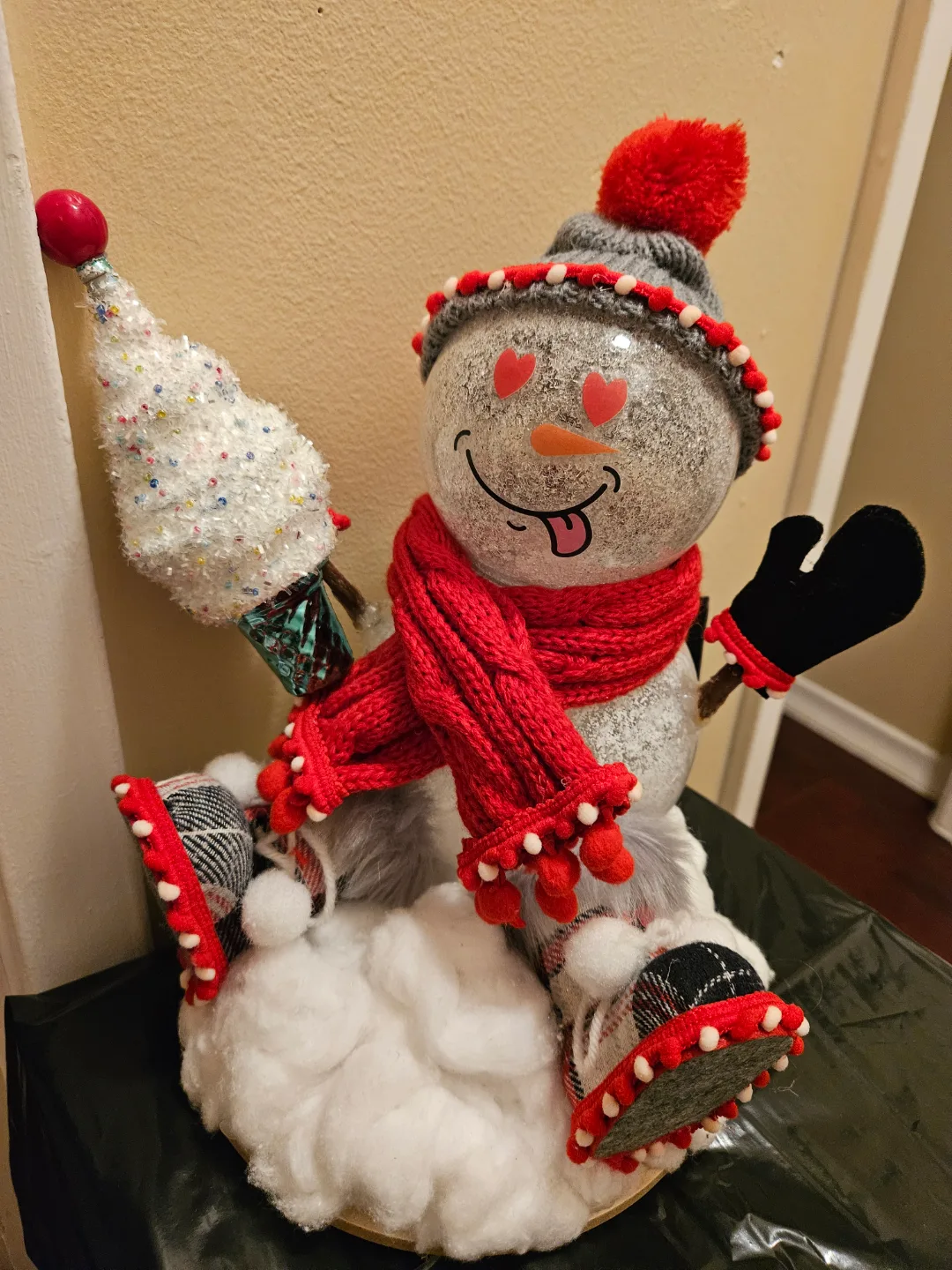 Adorable Light-Up Snowman Christmas Decoration image indicator(9)