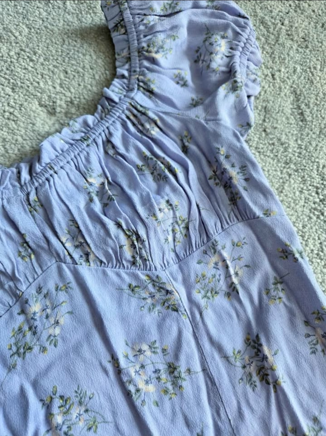 Lavender Floral Maxi Dress - photo 2