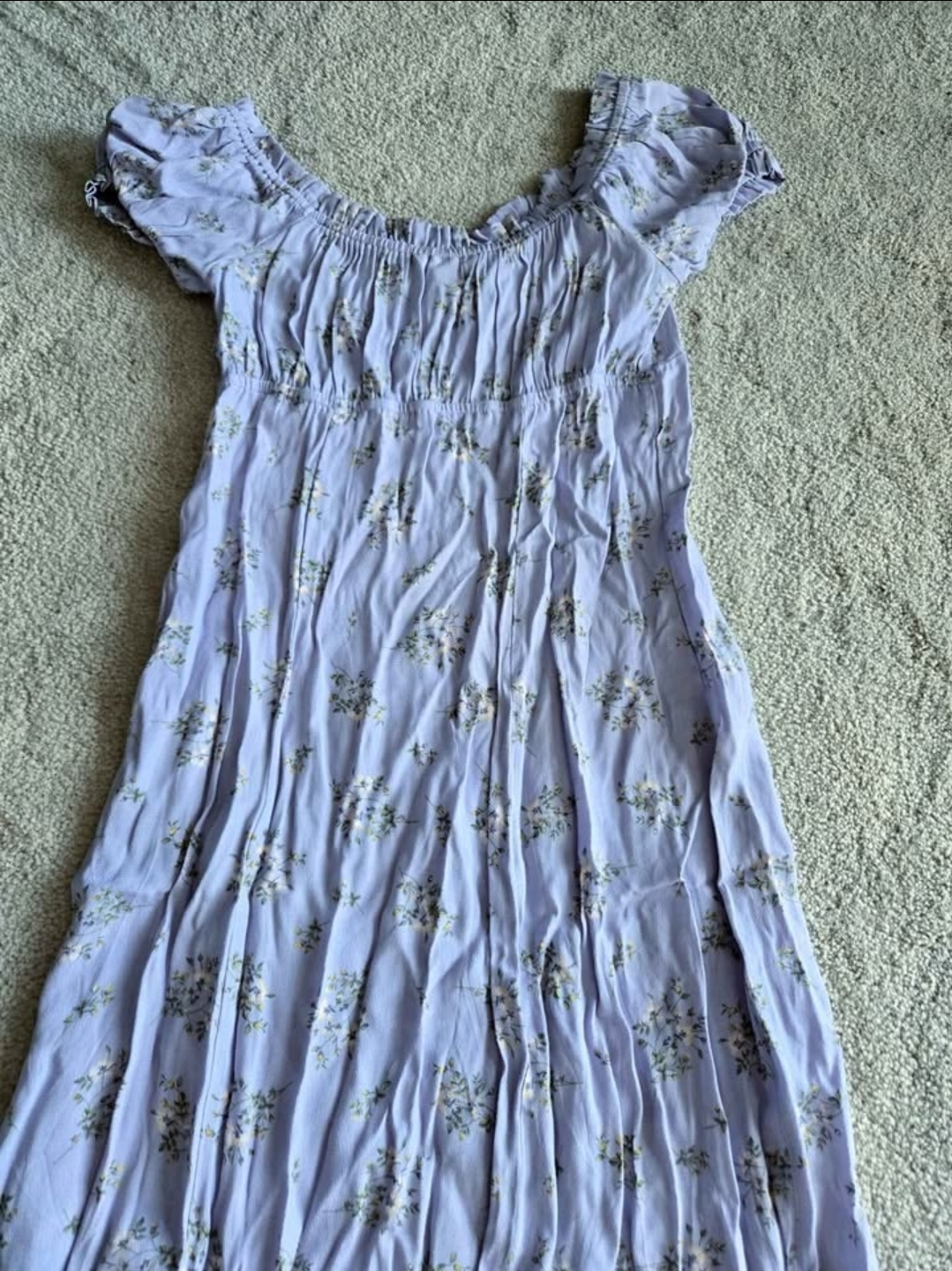 Lavender Floral Maxi Dress - photo 3