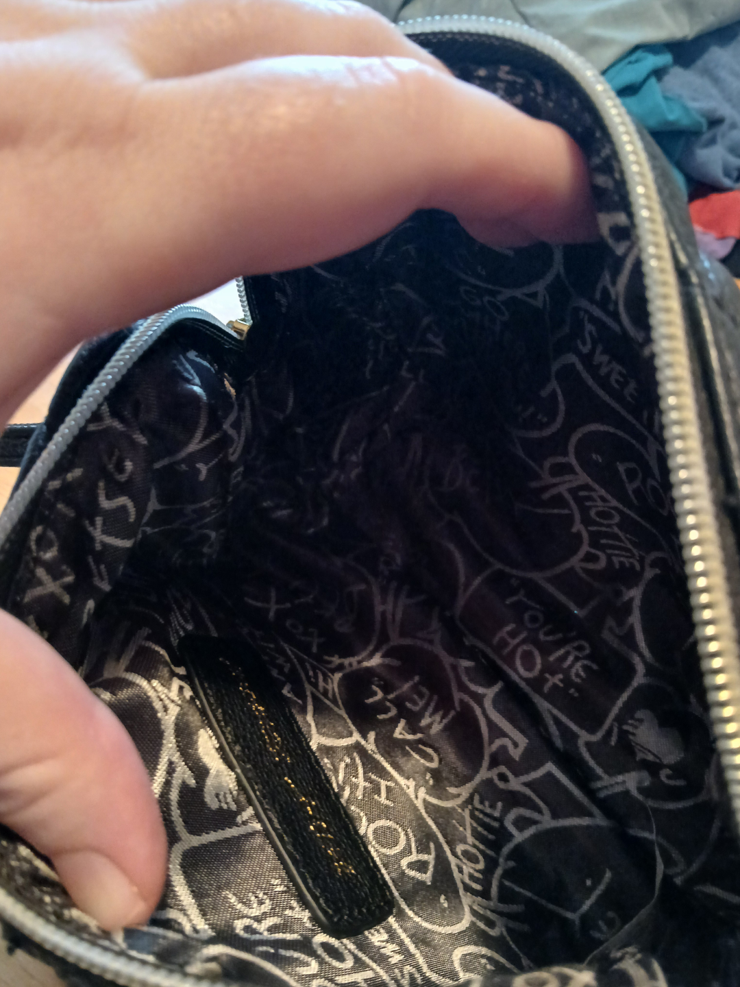 Betsey Johnson Black Quilted Mini Crossbody Bag - photo 3