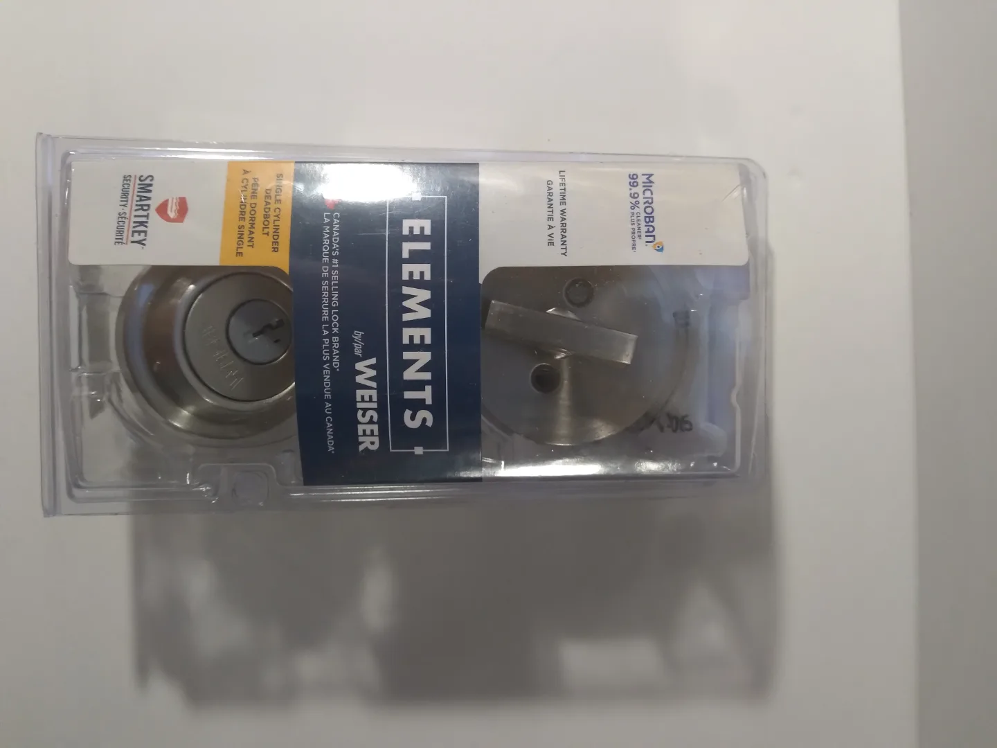 Weiser Elements Smart Key Deadbolt thumbnail
