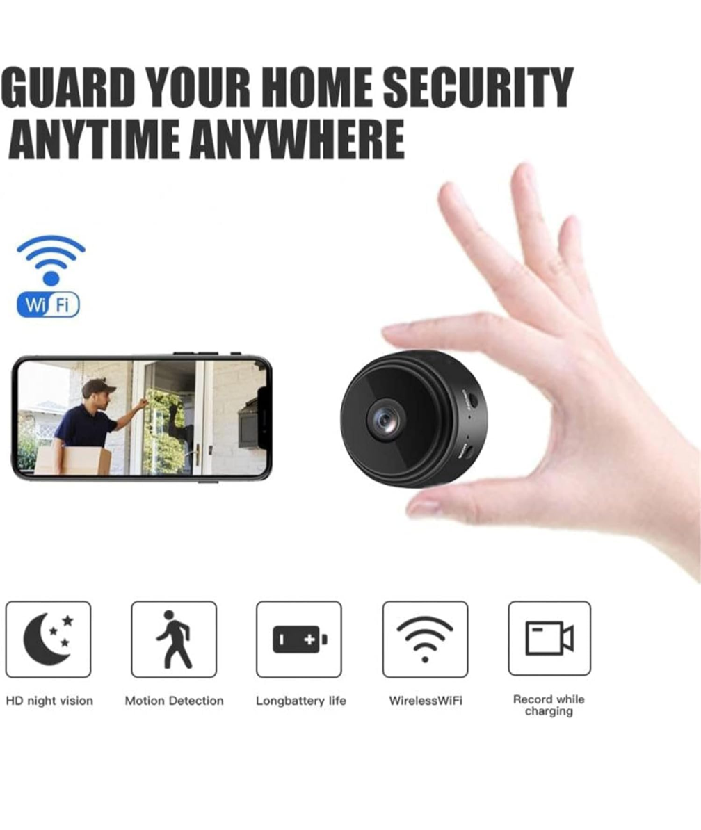 Mini Spy WiFi Camera with Motion Detection and Night Vision