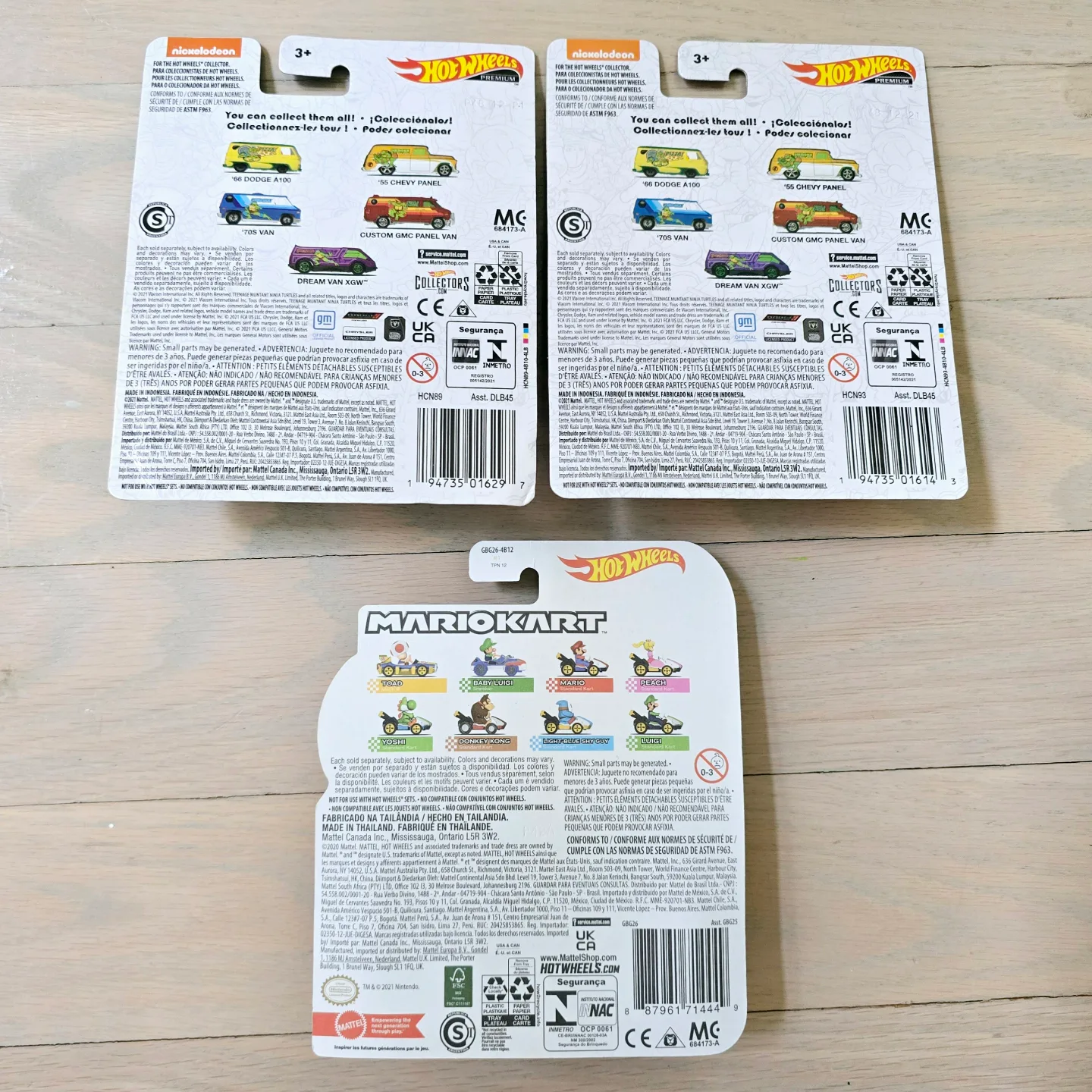 Lot of unopened hotwheels - teenage Mutant Ninja Turtles, mario image indicator(5)