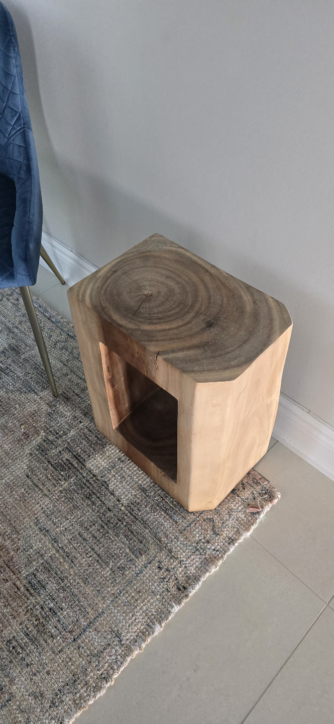 Unique Wooden Side Table/Stool - photo 2
