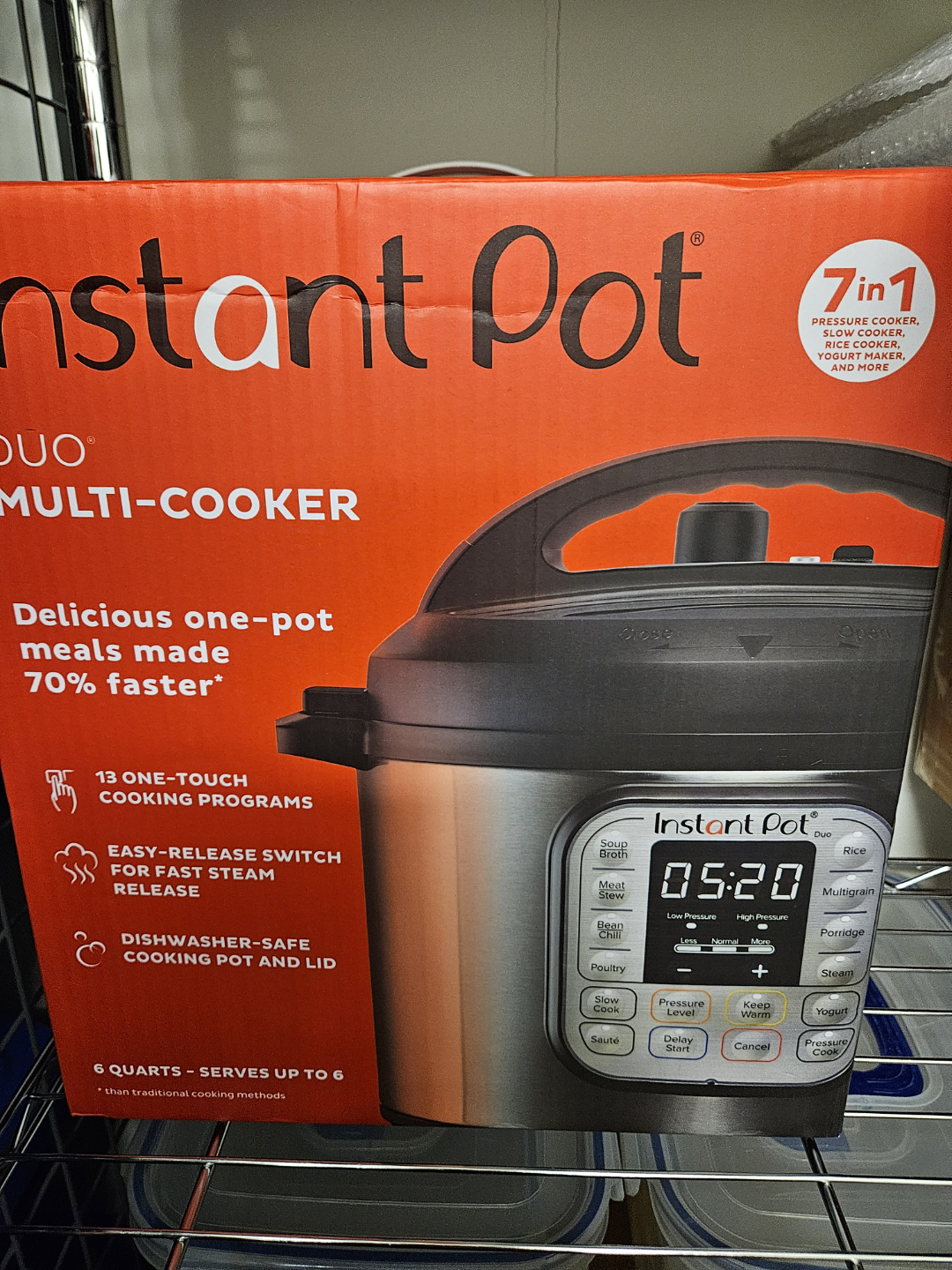 Instant Pot Duo 6-Quart Multi-Cooker